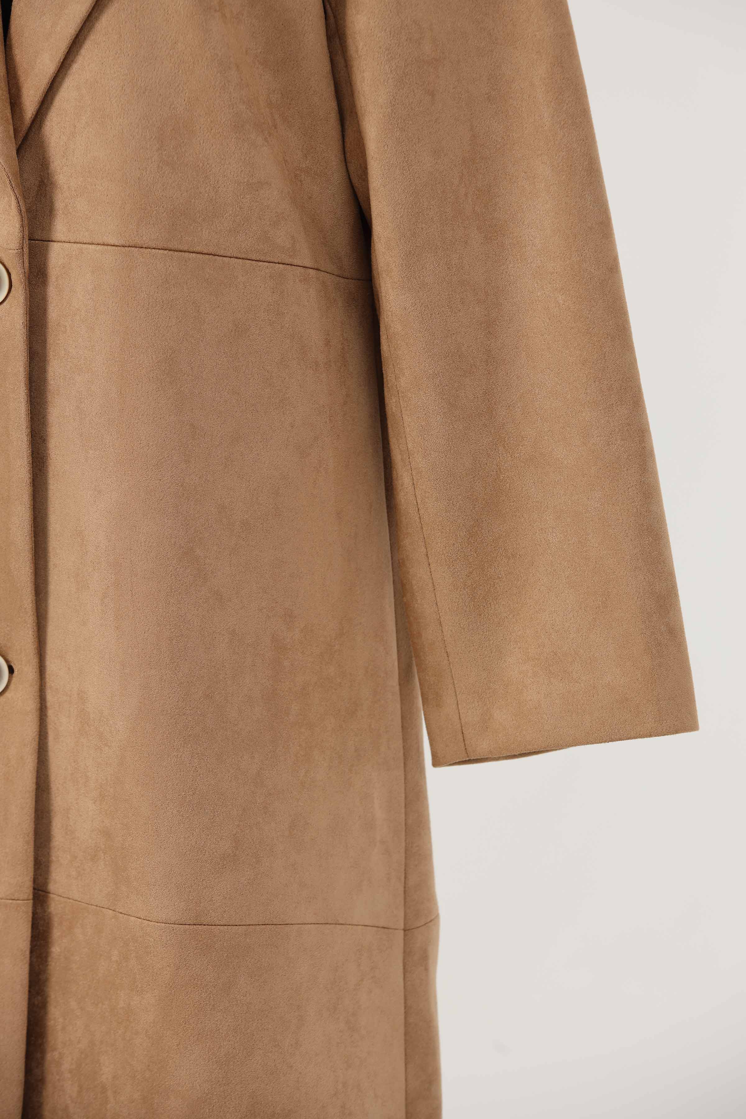 NishatUK - Brown Solids Soft Cozy and Durable 1-piece ready to wear Coat