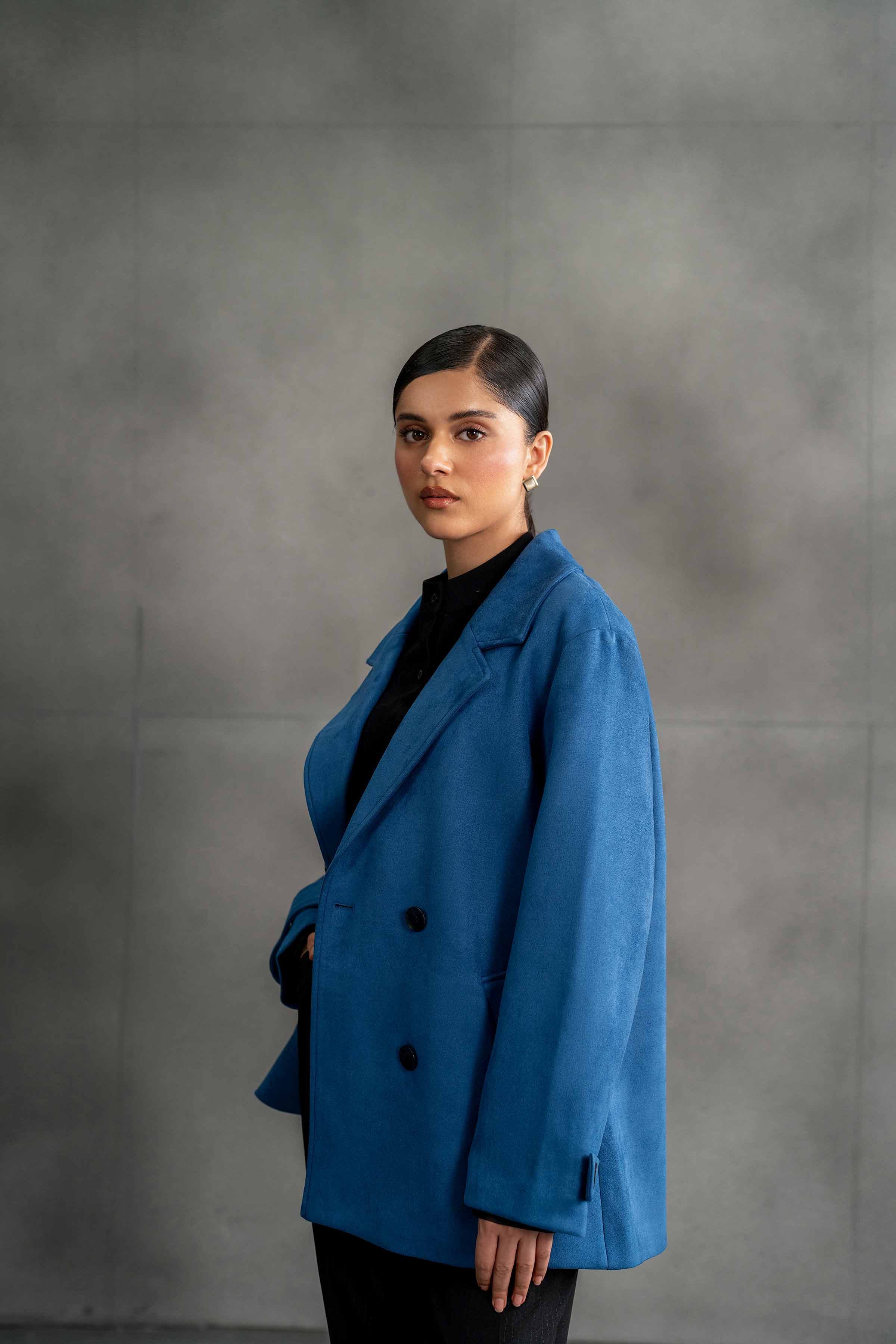 NishatUK - Brown Solids Soft Cozy and Durable 1-piece ready to wear Coat