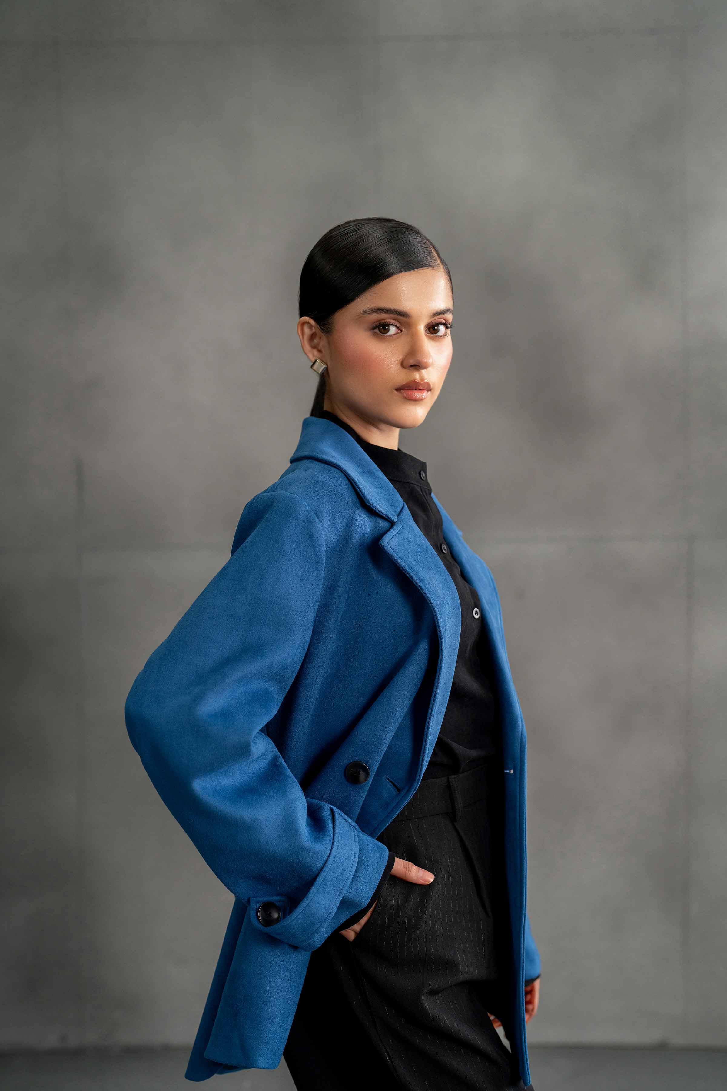 NishatUK - Brown Solids Soft Cozy and Durable 1-piece ready to wear Coat