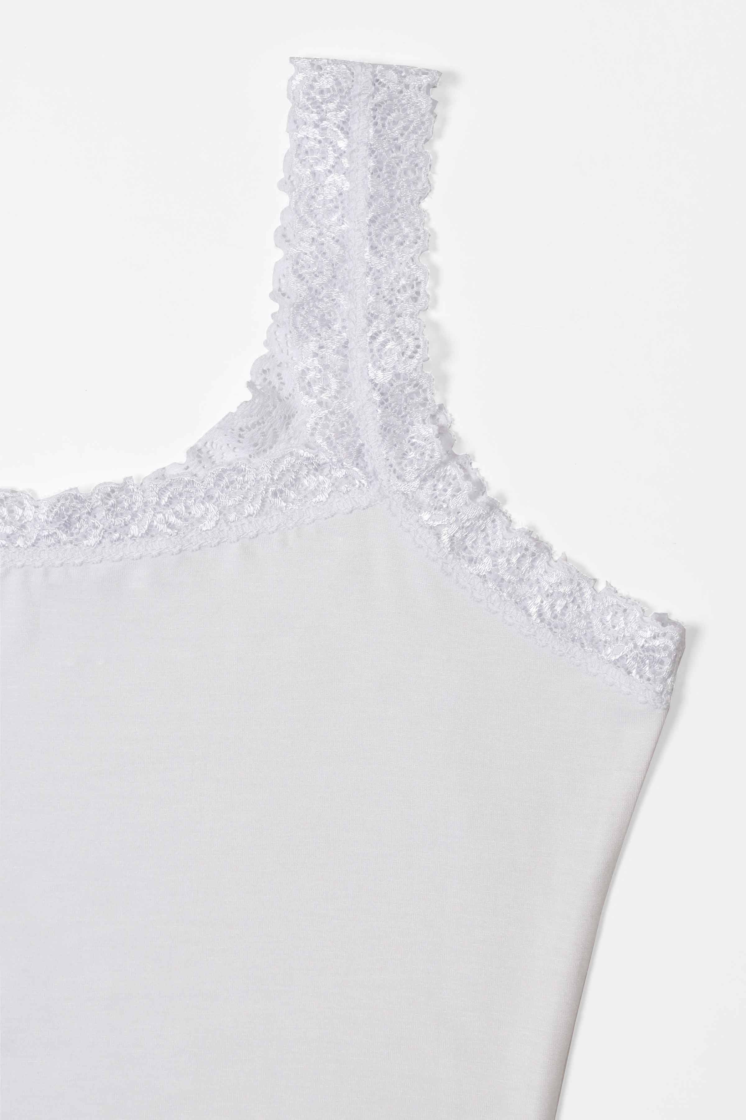 NishatUK - White Solids Cotton 1-piece ready to wear Camisole