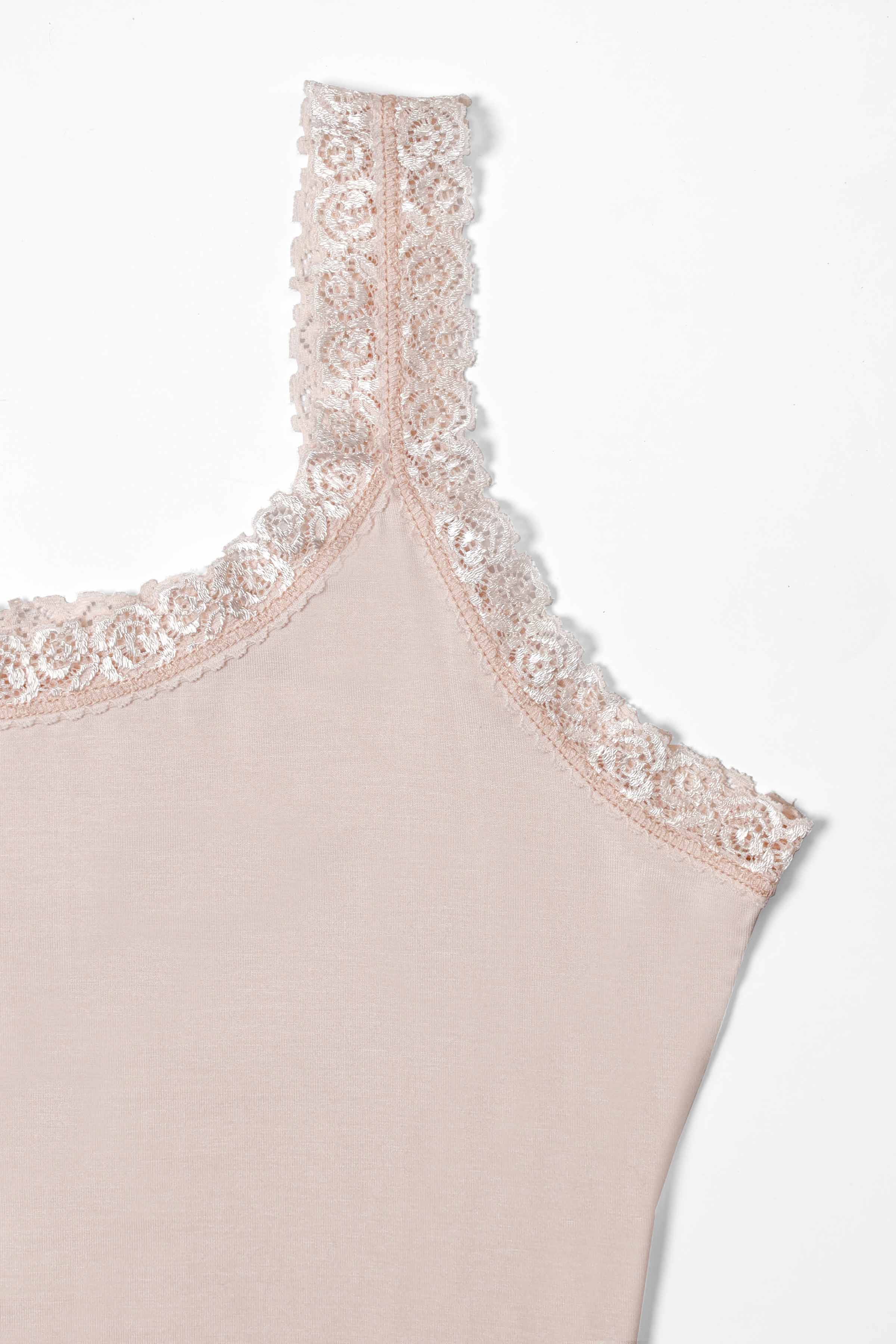 NishatUK - Light Pink Solids Cotton 1-piece ready to wear Camisole