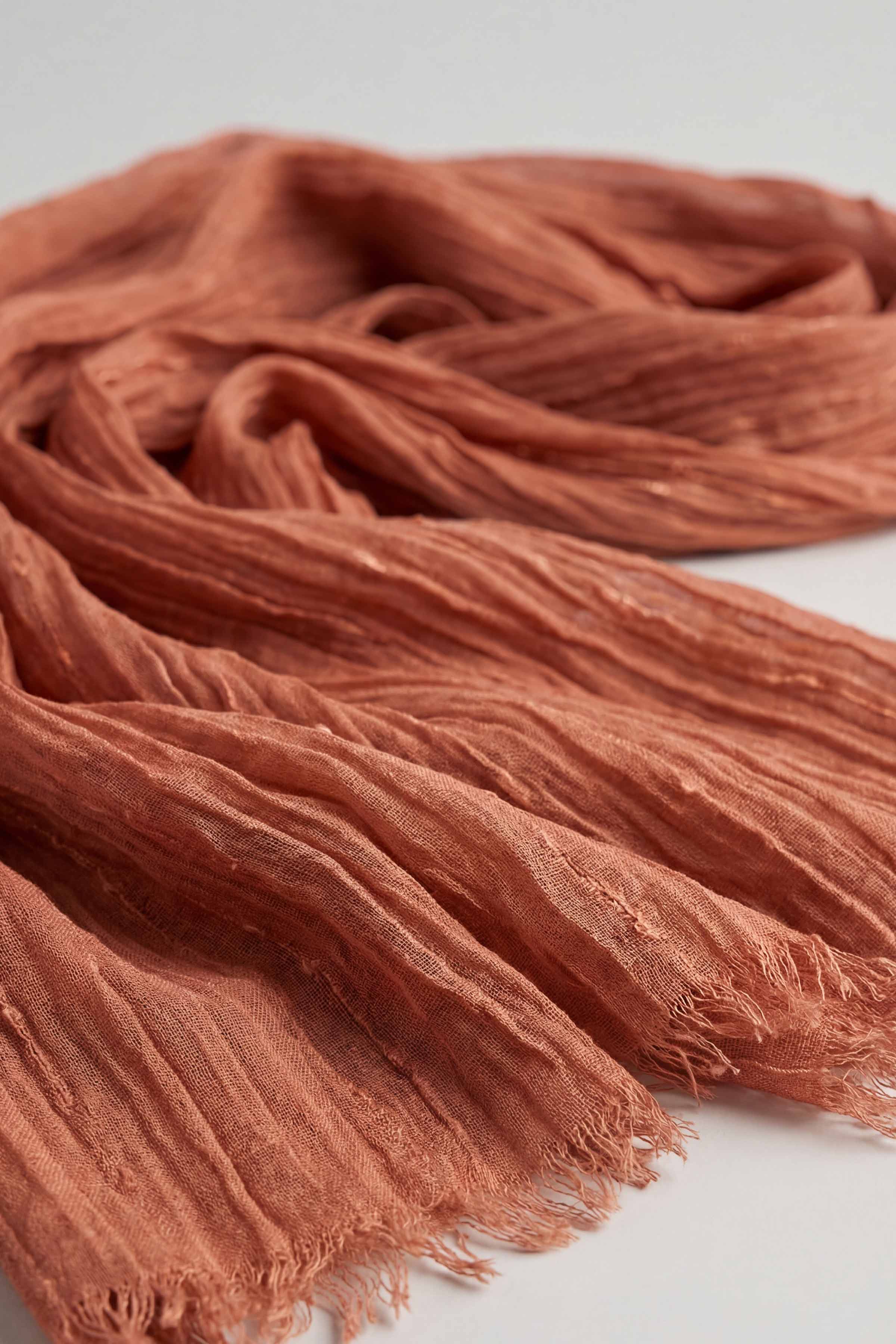 Orange Women Scarf-443382106