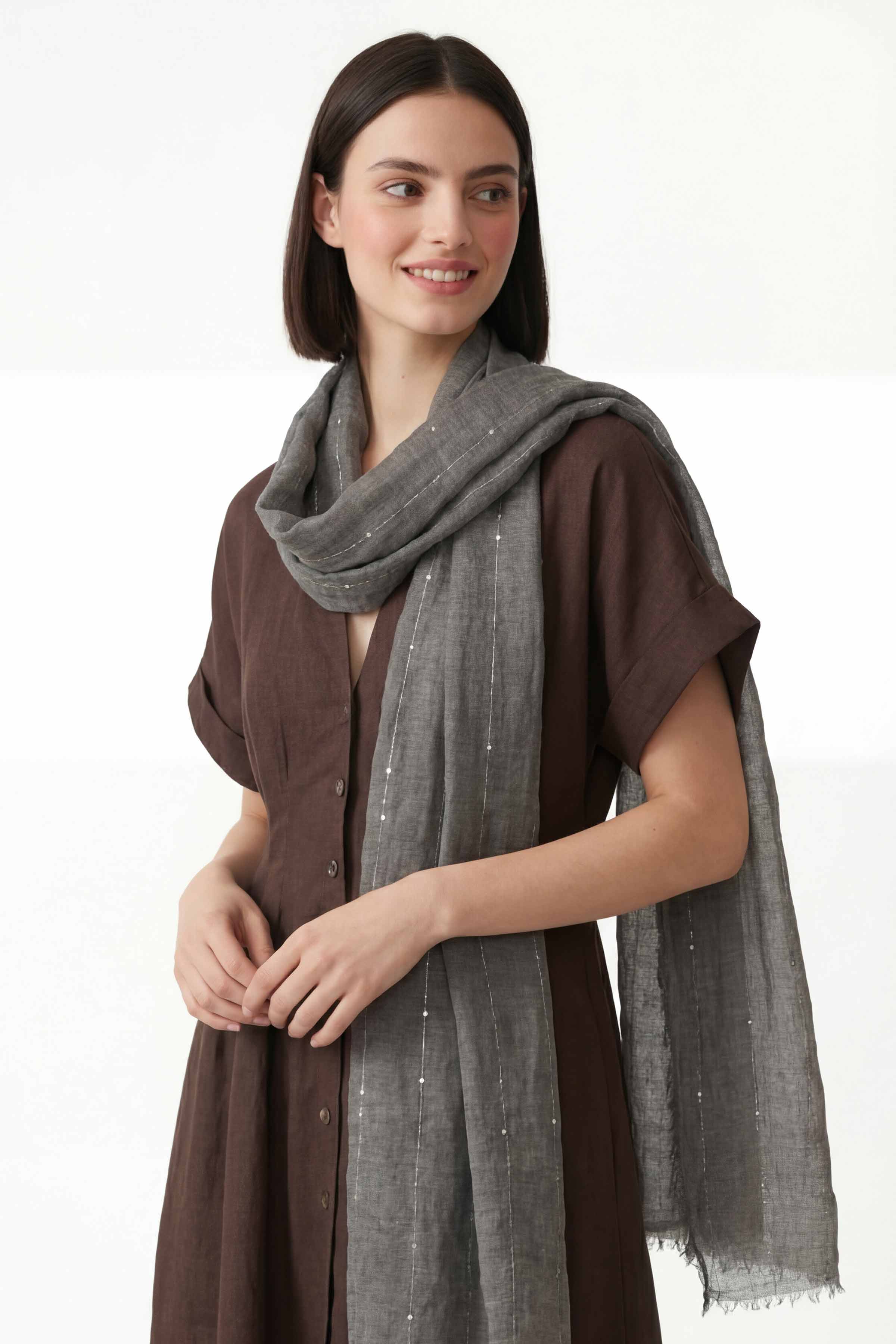 Black Women Scarf-443392103