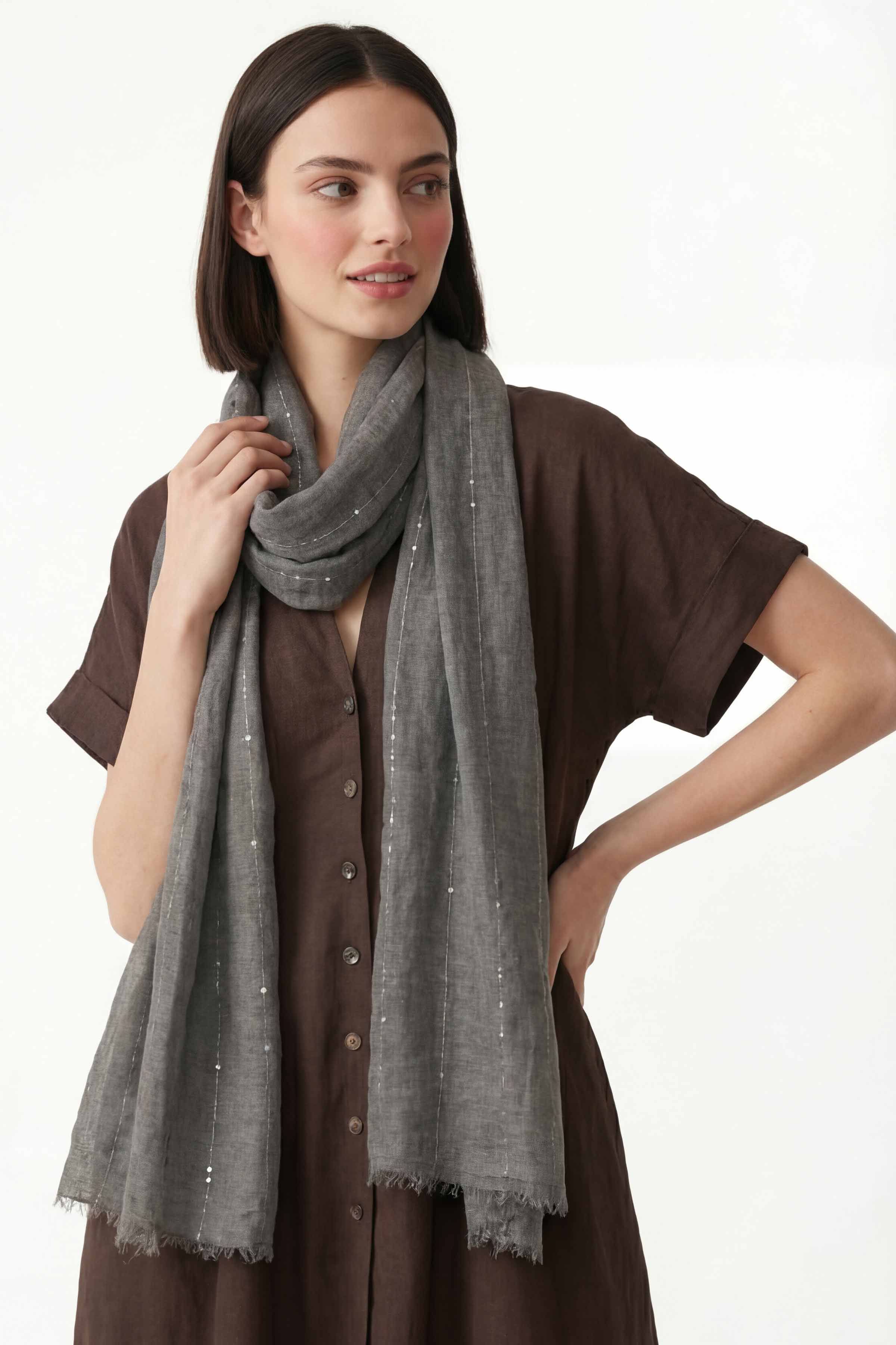 Black Women Scarf-443392103