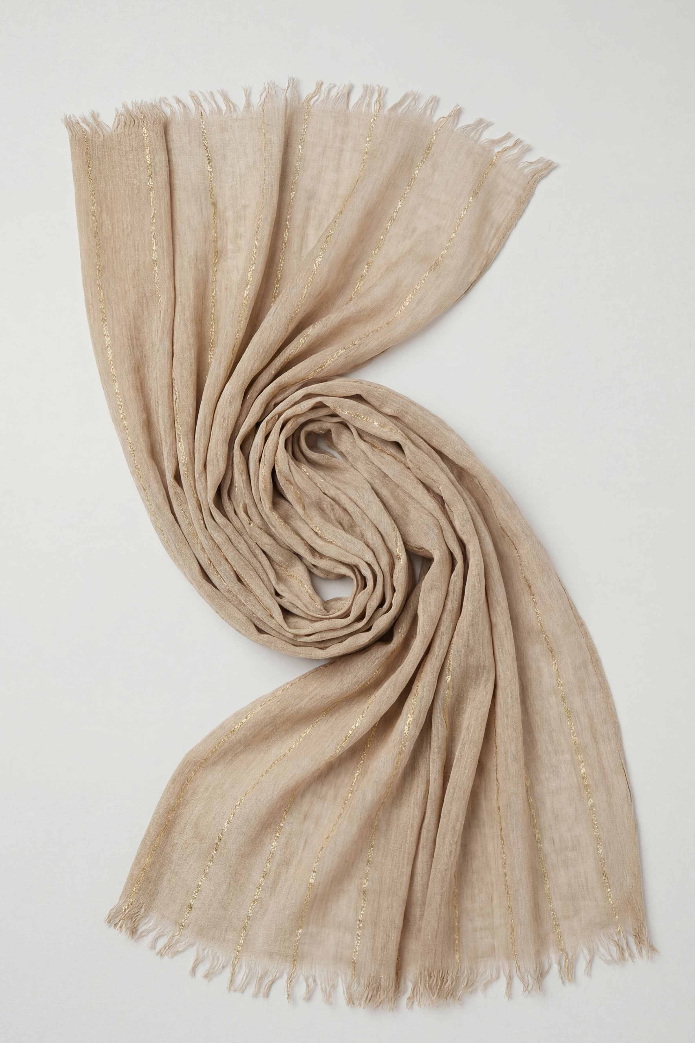 Beige Women Scarf-443442118
