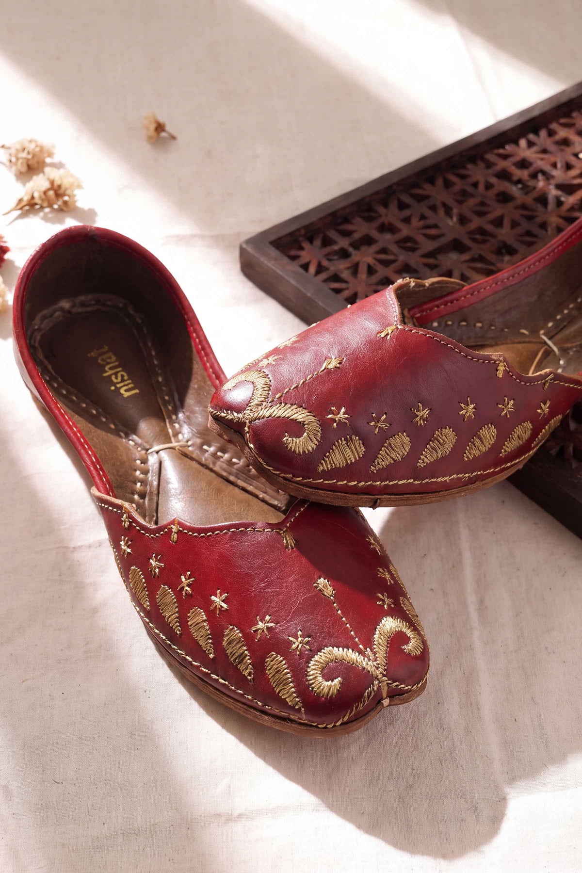 Maroon Khussa-1718213722 - for Women - Shoes Collection | Nishat UK | Shop Online