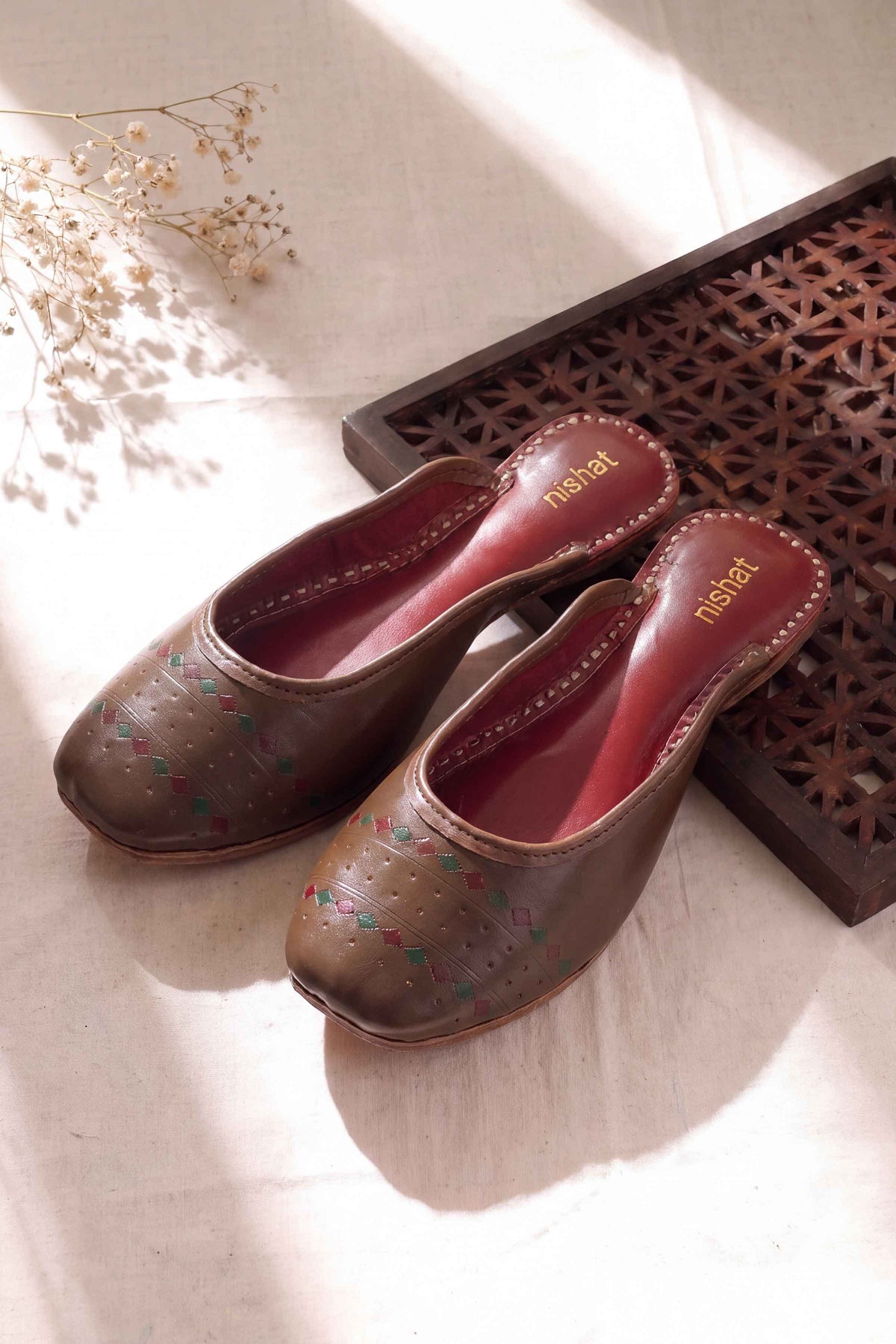 Brown Khussa-1718243713 - for Women - Shoes Collection | Nishat UK | Shop Online
