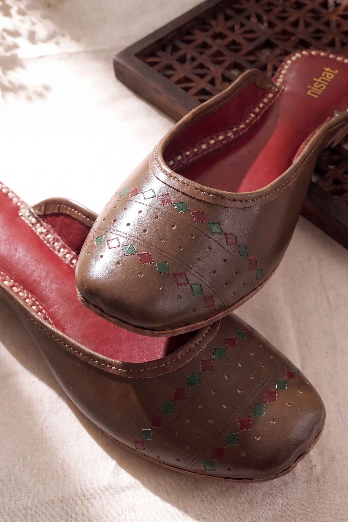Brown Khussa-1718243713 - for Women - Shoes Collection | Nishat UK | Shop Online