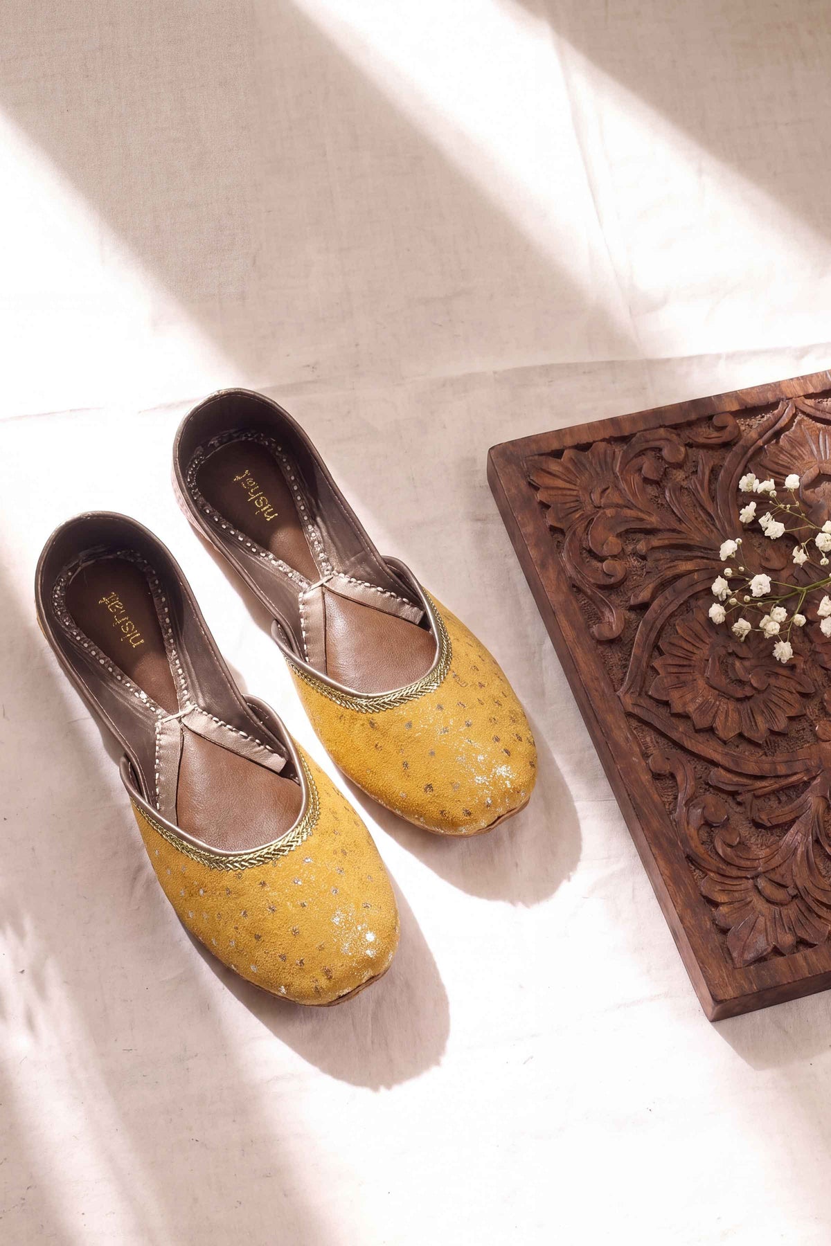 Yellow Khussa-1718343702 - for Women - Shoes Collection | Nishat UK | Shop Online