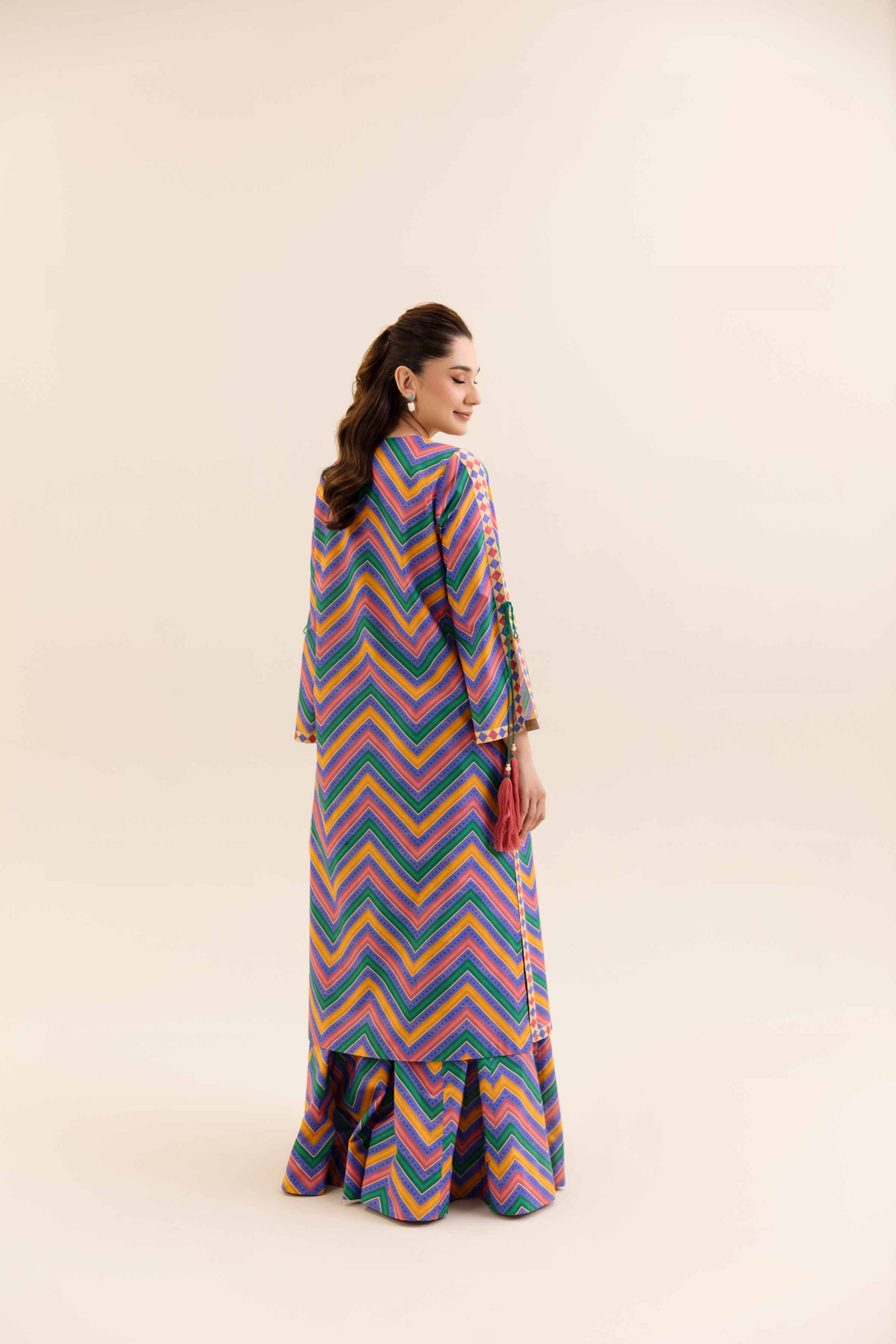 NishatUK - Multi Embroidered Cotton 2-piece unstitched Dress