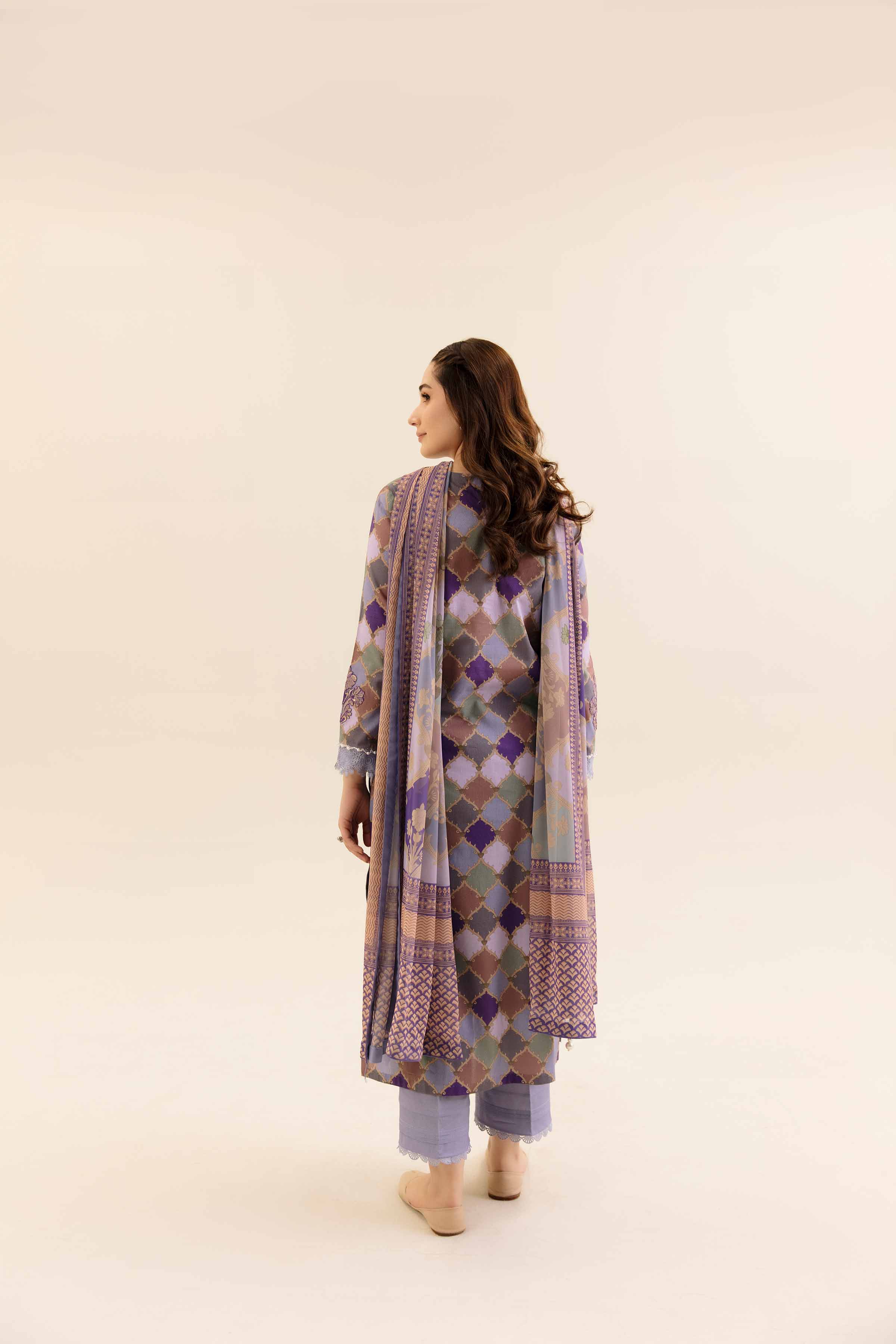 NishatUK - Multi Embroidered Cotton 3-piece unstitched Suit