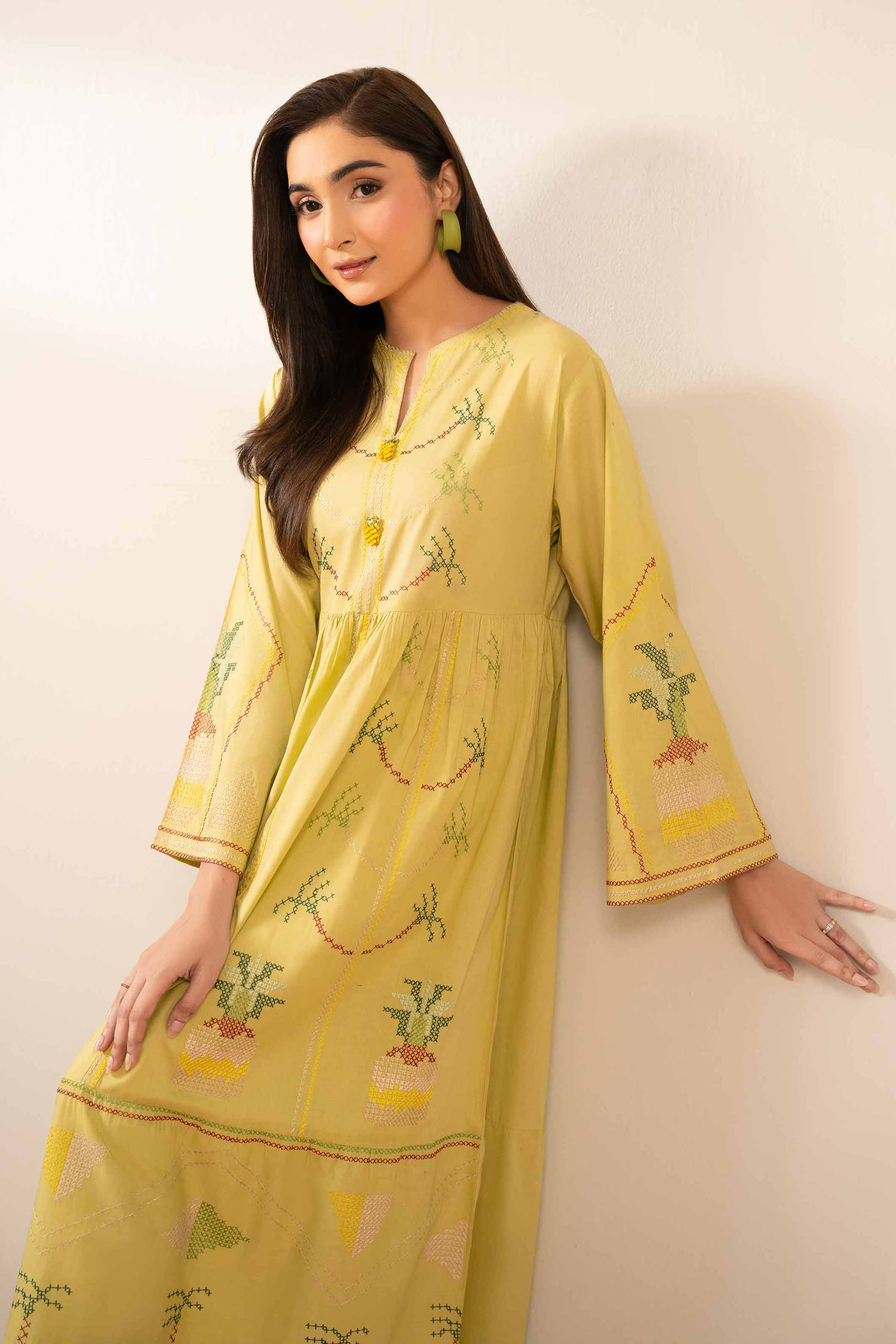 Embroidered Dress - AS25-83 for Women - Pret Collection | Nishat | Shop Online