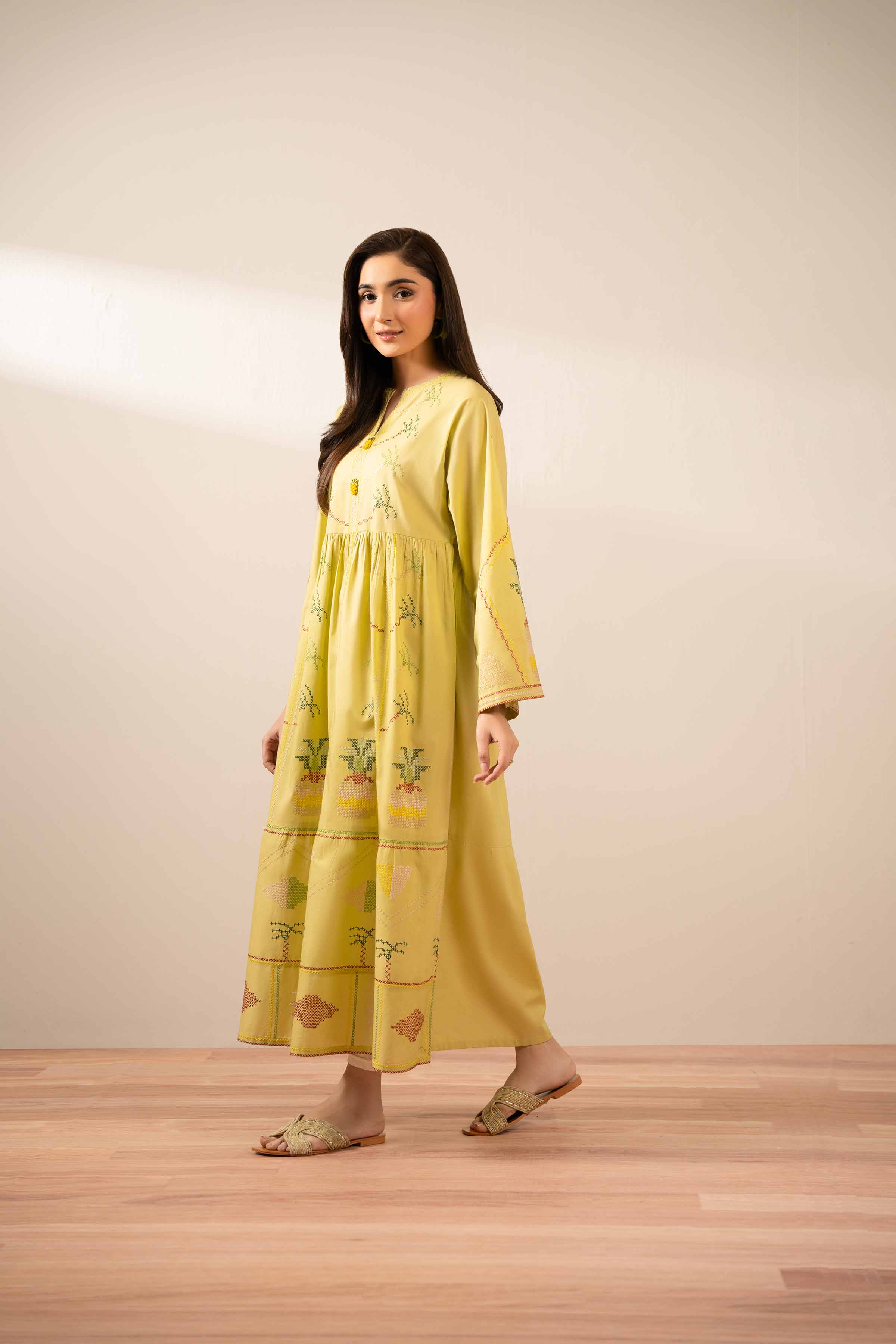 Embroidered Dress - AS25-83 for Women - Pret Collection | Nishat | Shop Online