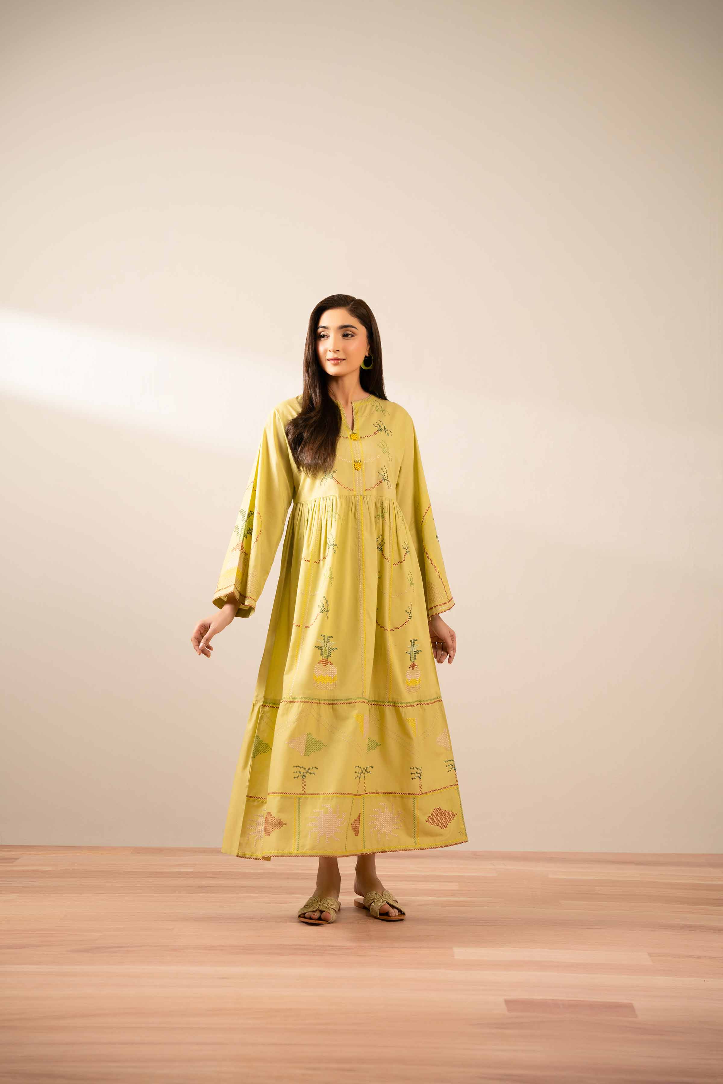Embroidered Dress - AS25-83 for Women - Pret Collection | Nishat | Shop Online