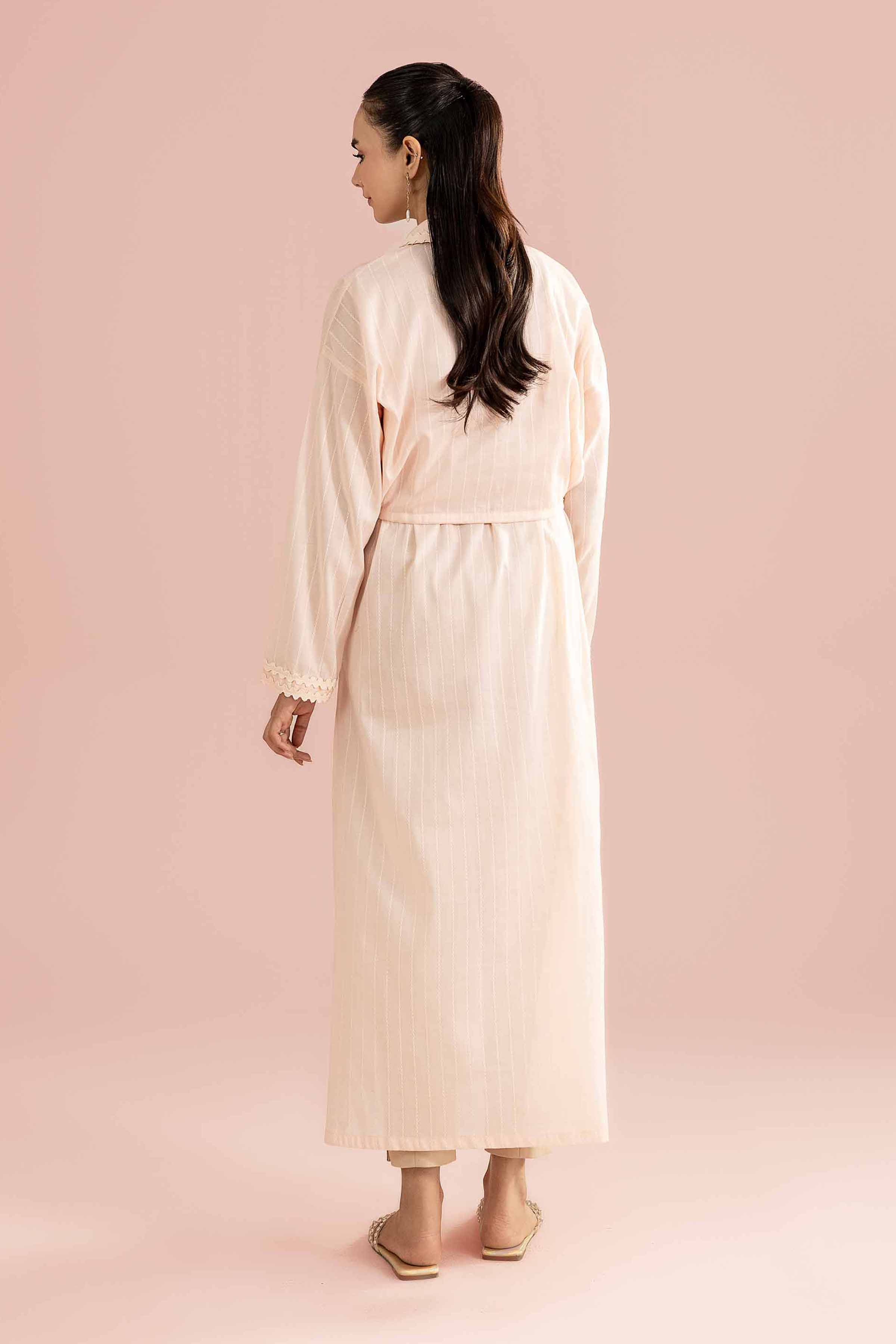 NishatUK - Pink Solids Leno Kara 2-piece ready to wear Dress