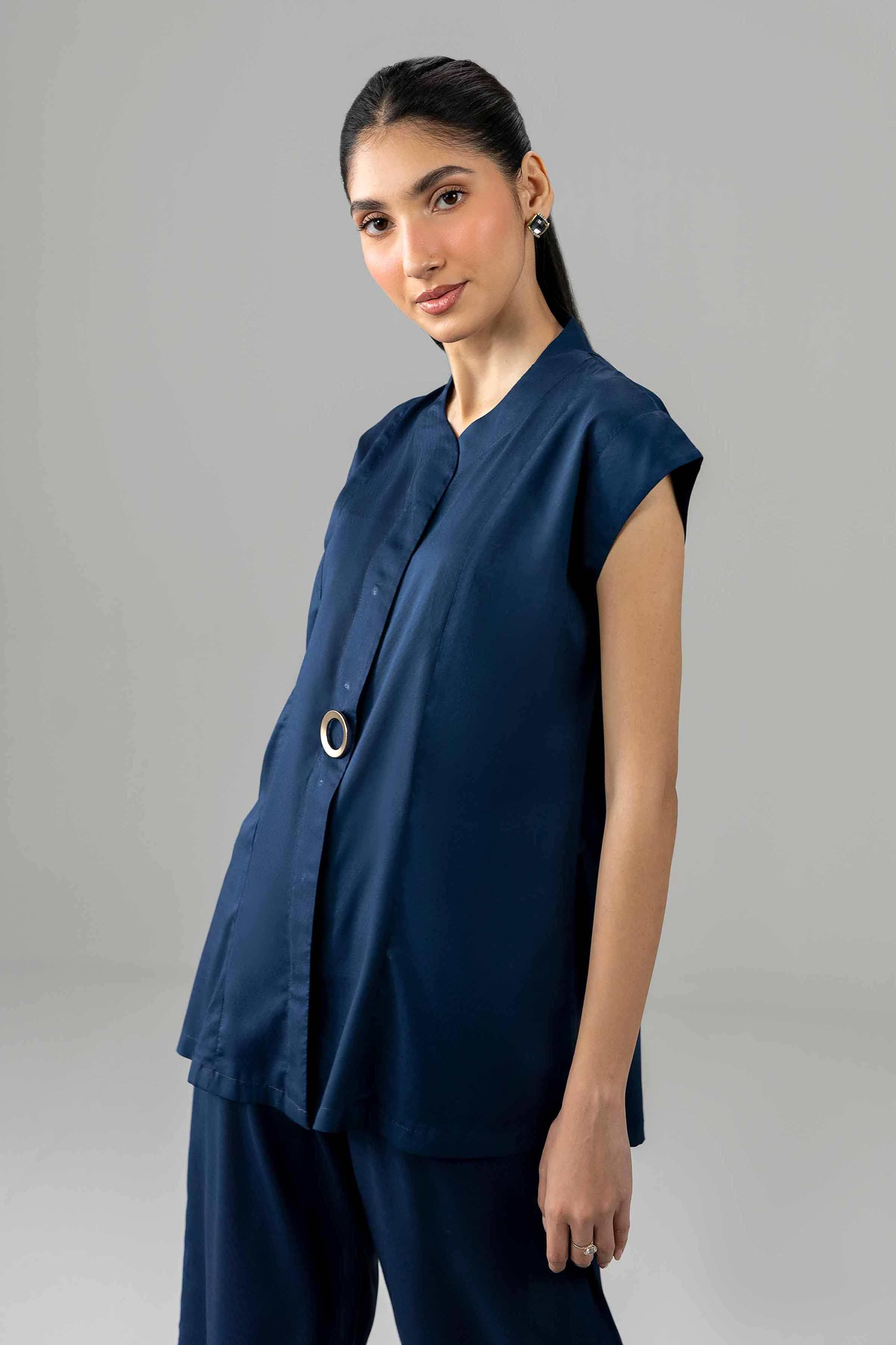 Nishat UK - Blue Solids Modal 2 Pieces ready to wear Dress