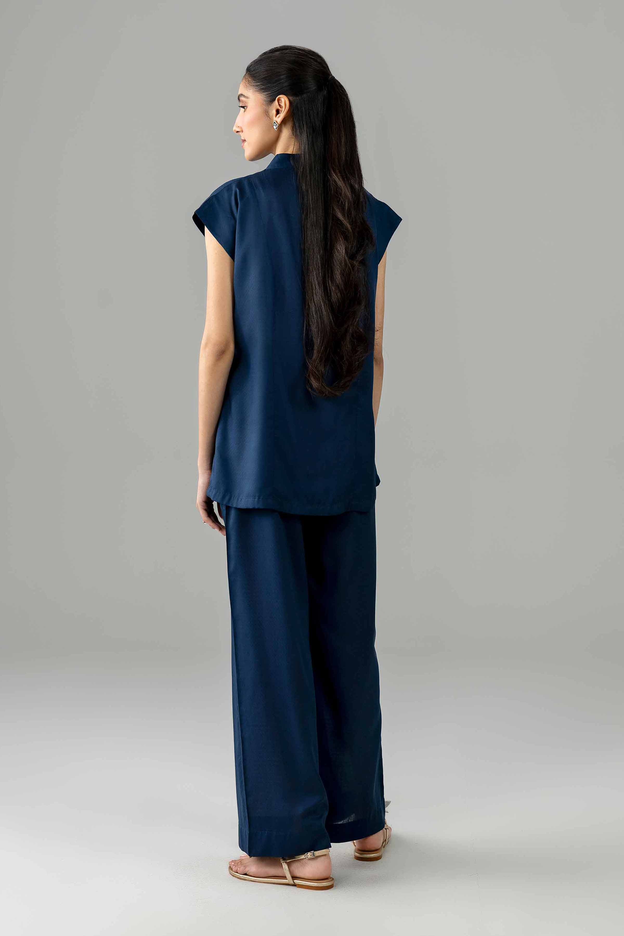 Nishat UK - Blue Solids Modal 2 Pieces ready to wear Dress
