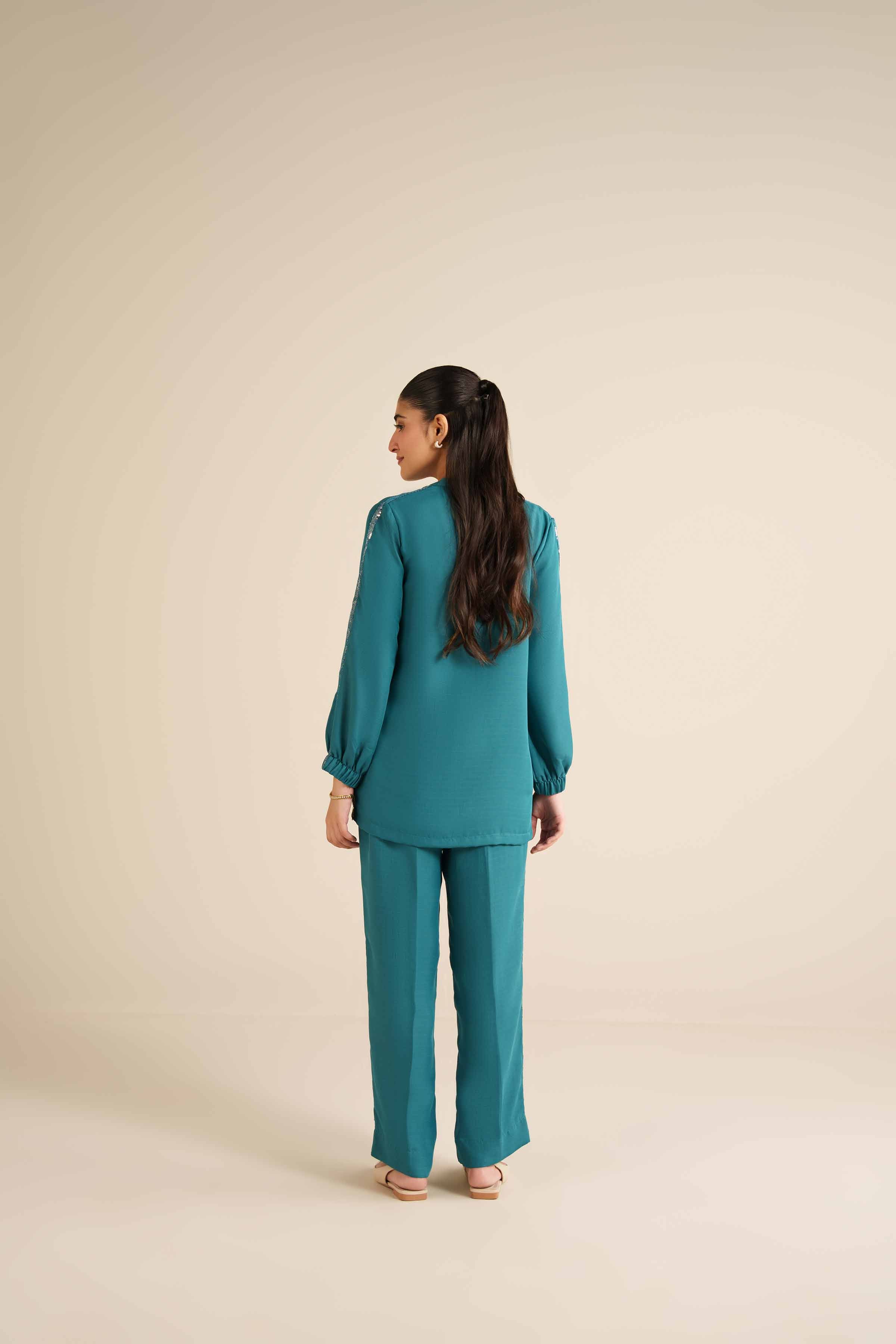NishatUK - Green Grip 2-piece ready to wear Dress