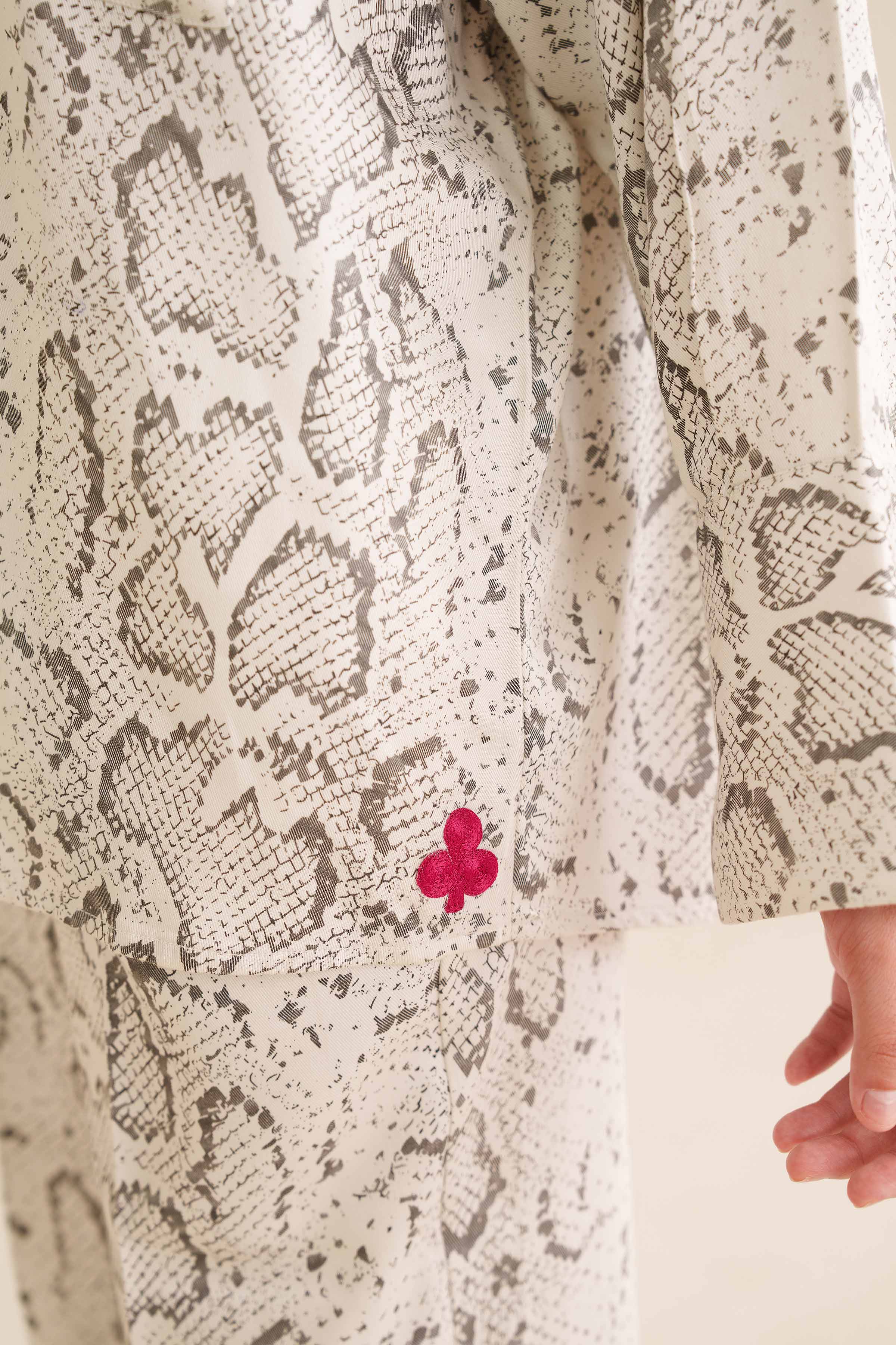 NishatUK - White Printed Twill 2-piece ready to wear Dress