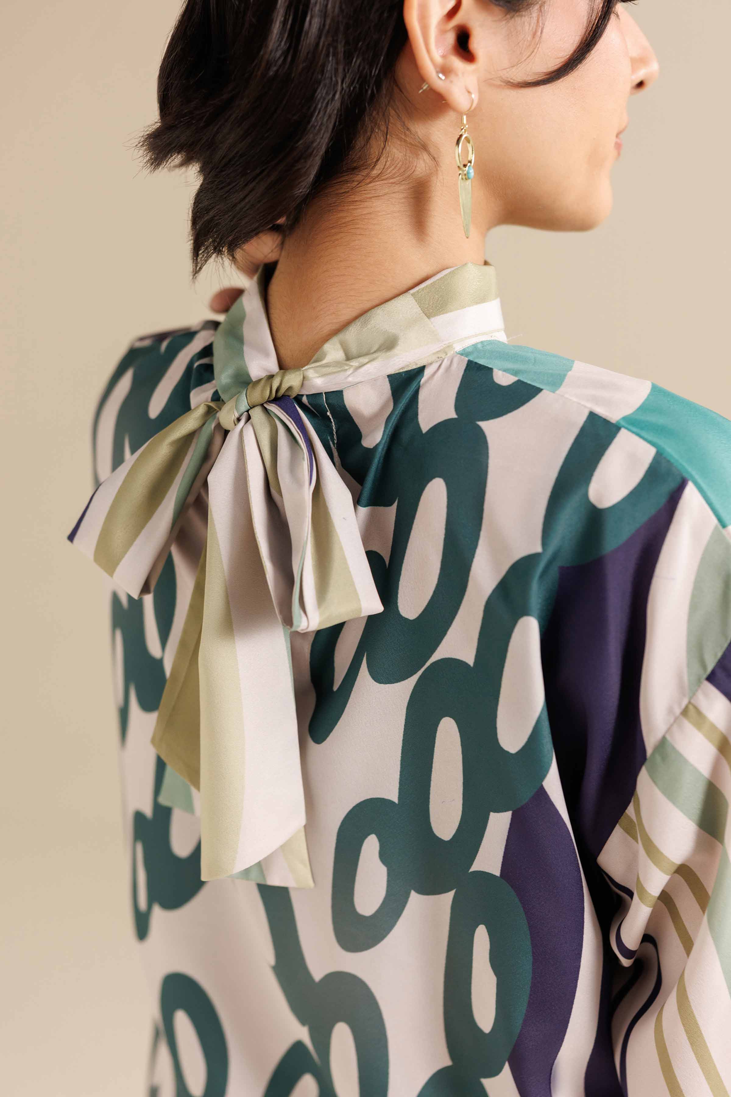 NishatUK - White Silk 2-piece ready to wear Dress