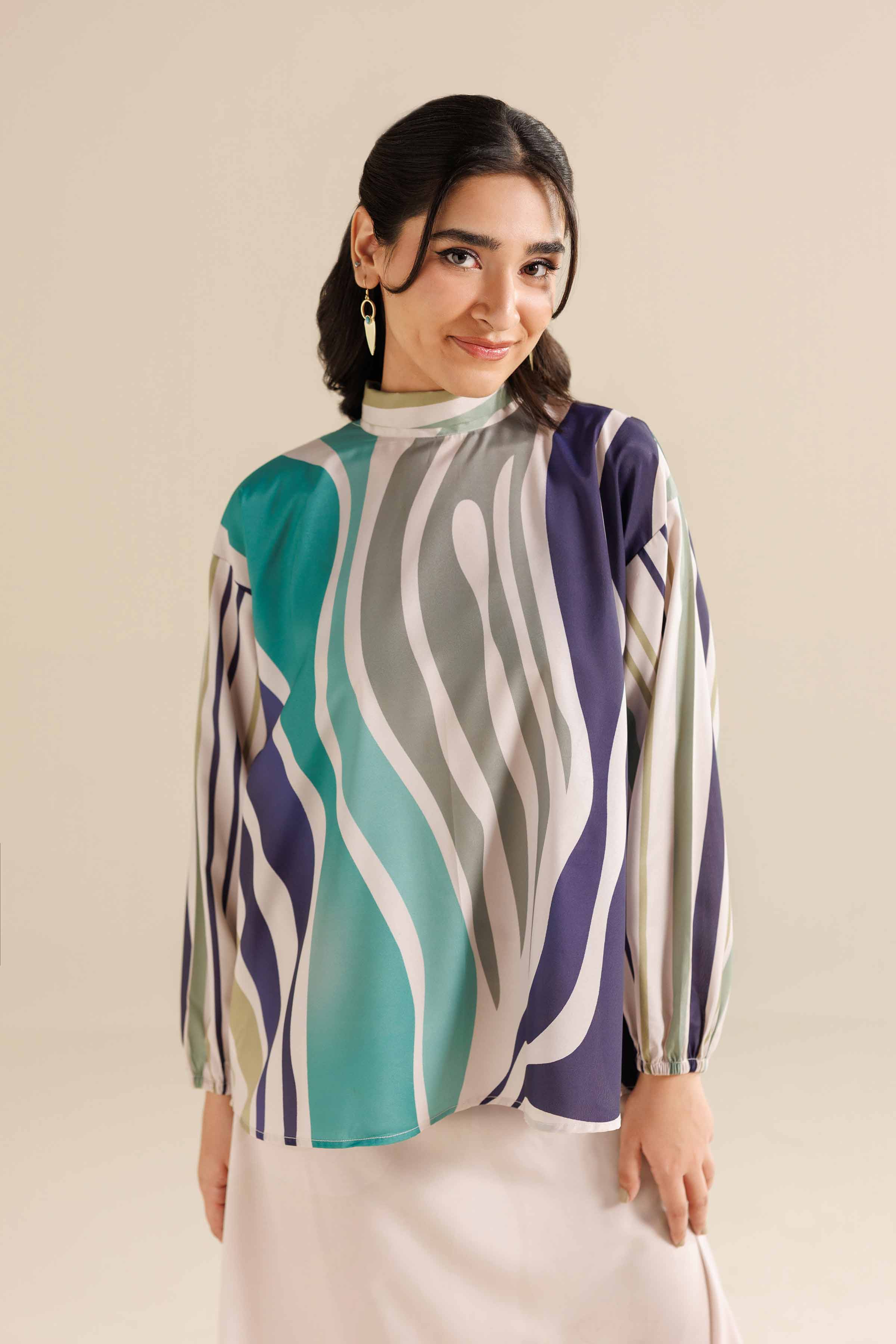 NishatUK - White Silk 2-piece ready to wear Dress