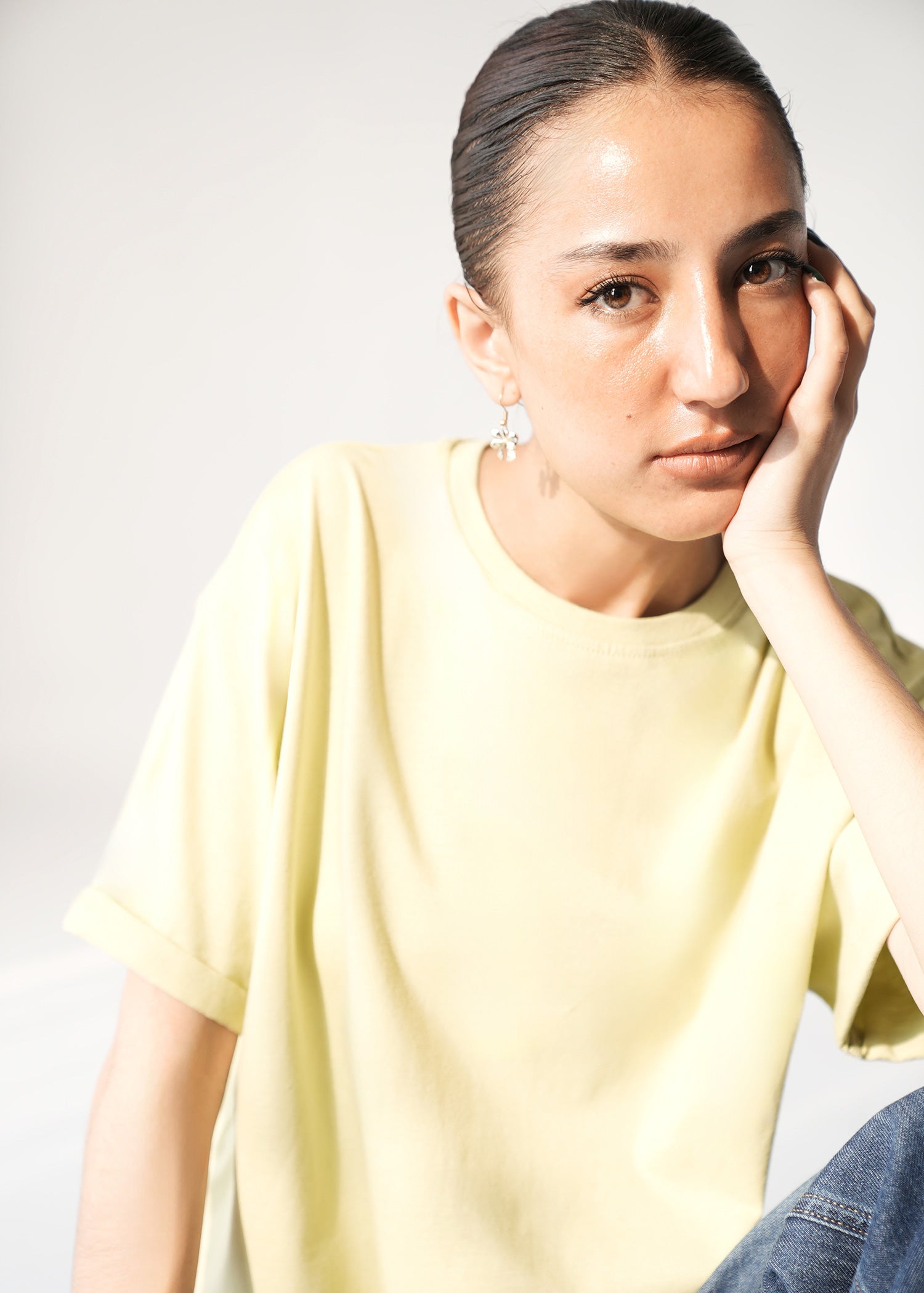 NishatUK - Green Solids Cotton 1-piece ready to wear T-Shirt