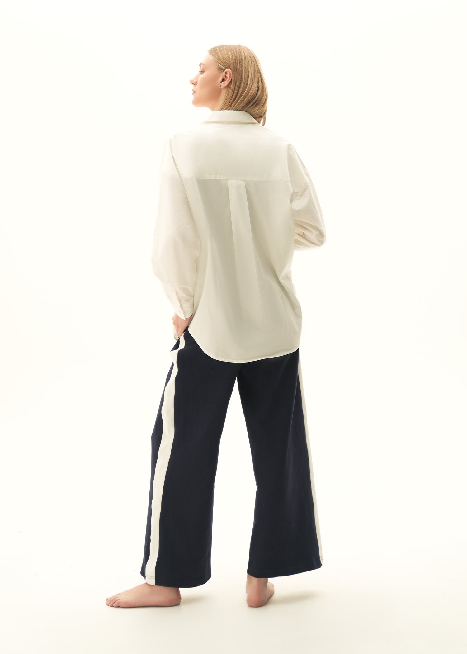 NishatUK - White Solids Cotton 1-piece ready to wear Shirt