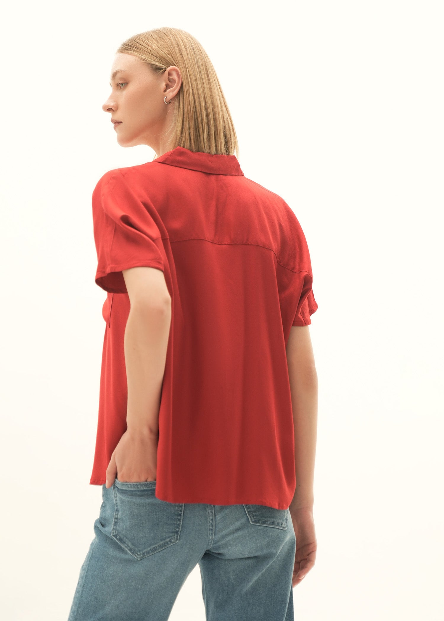 NishatUK - Mid Blue Solids Cotton 1-piece ready to wear Denim