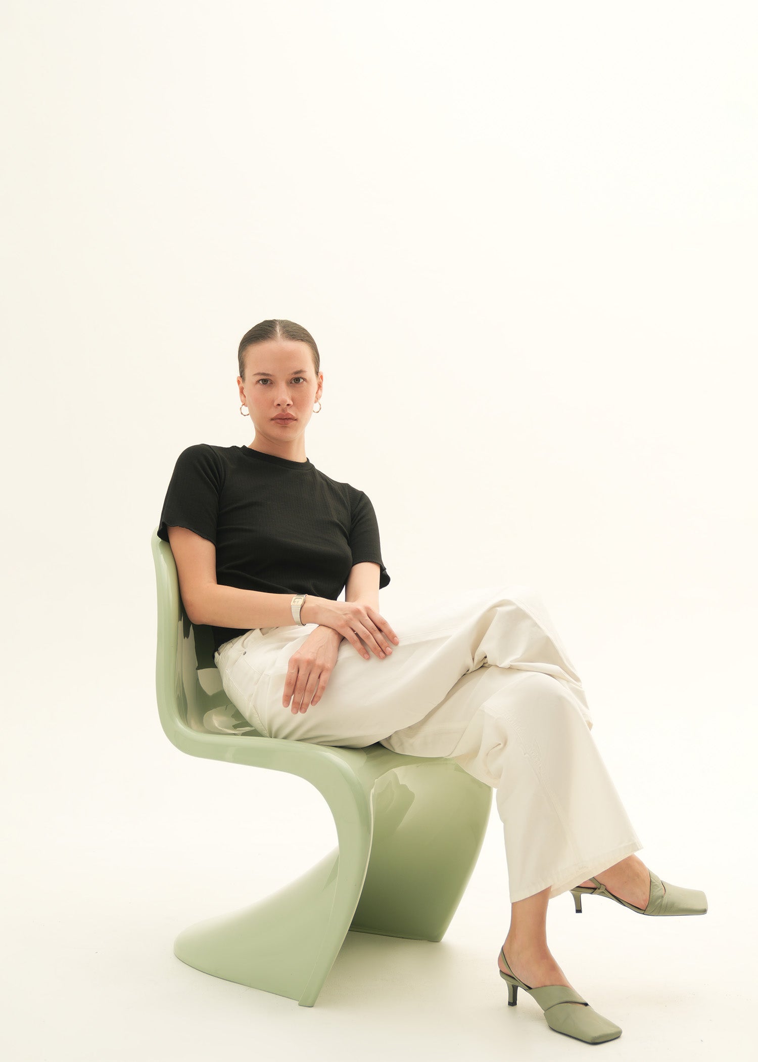 NishatUK - Black Solids Cotton 1-piece ready to wear Top