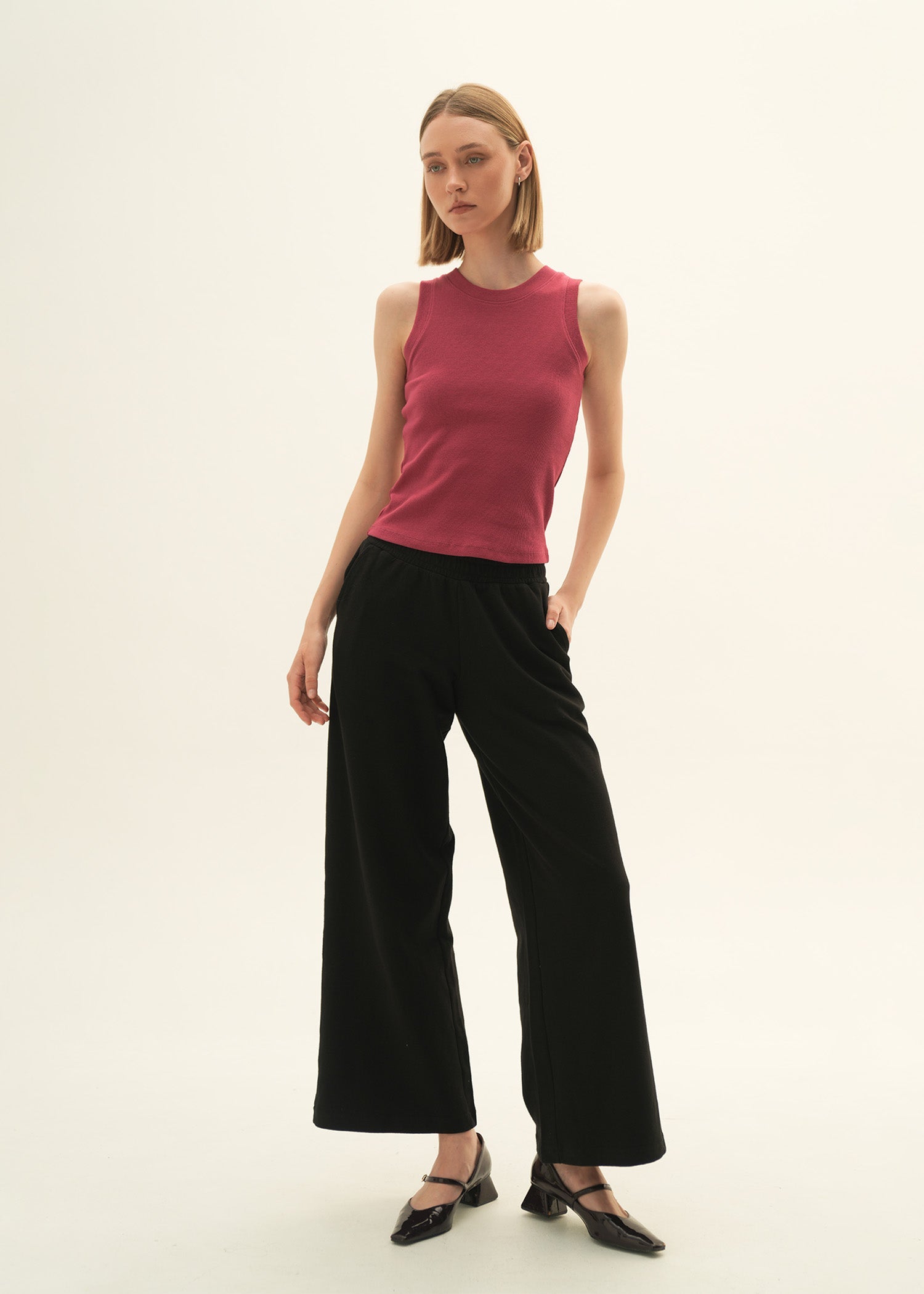 NishatUK - Magenta Solids Cotton 1-piece ready to wear Vest