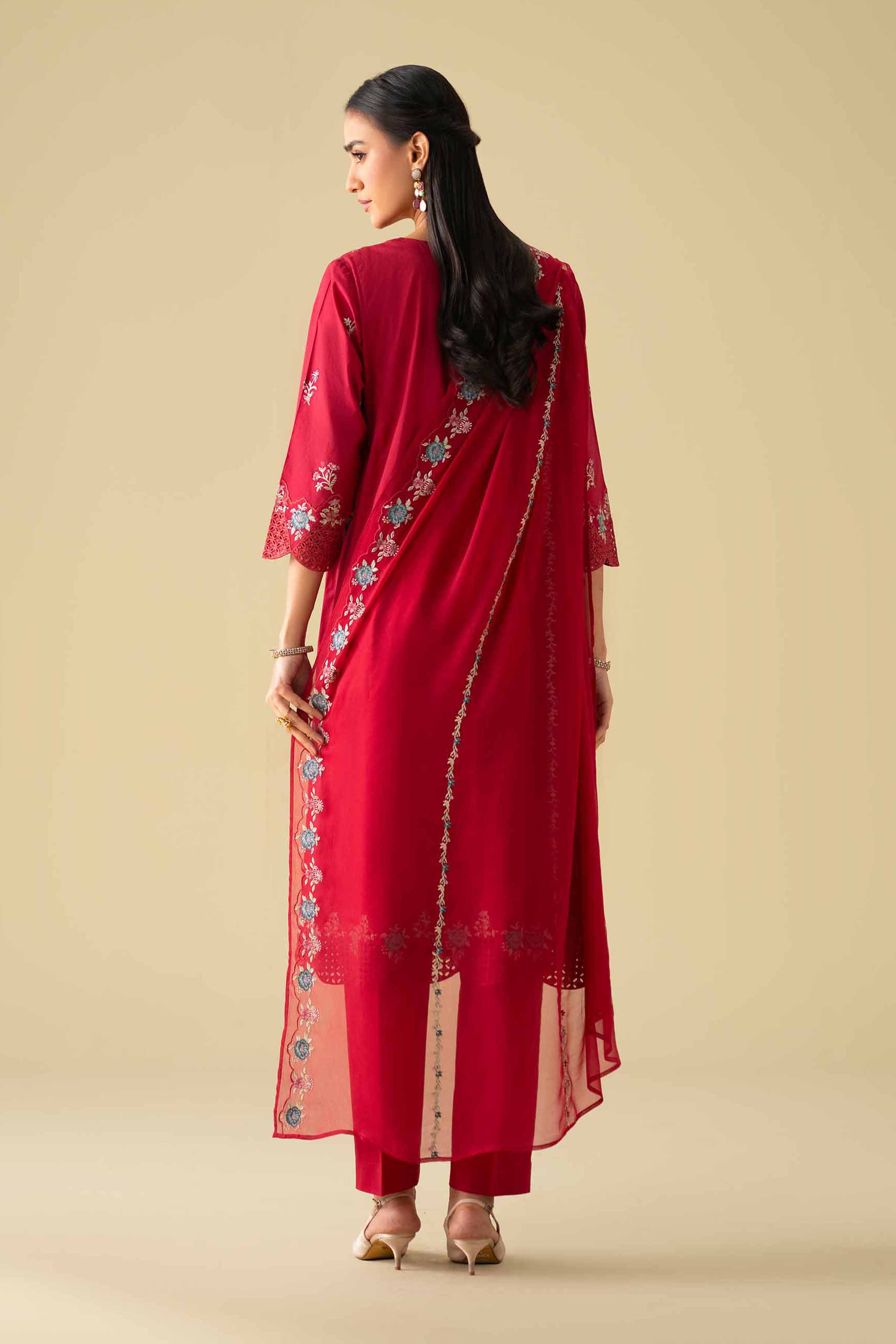 3 Piece - Embroidered Suit - KFE26-100