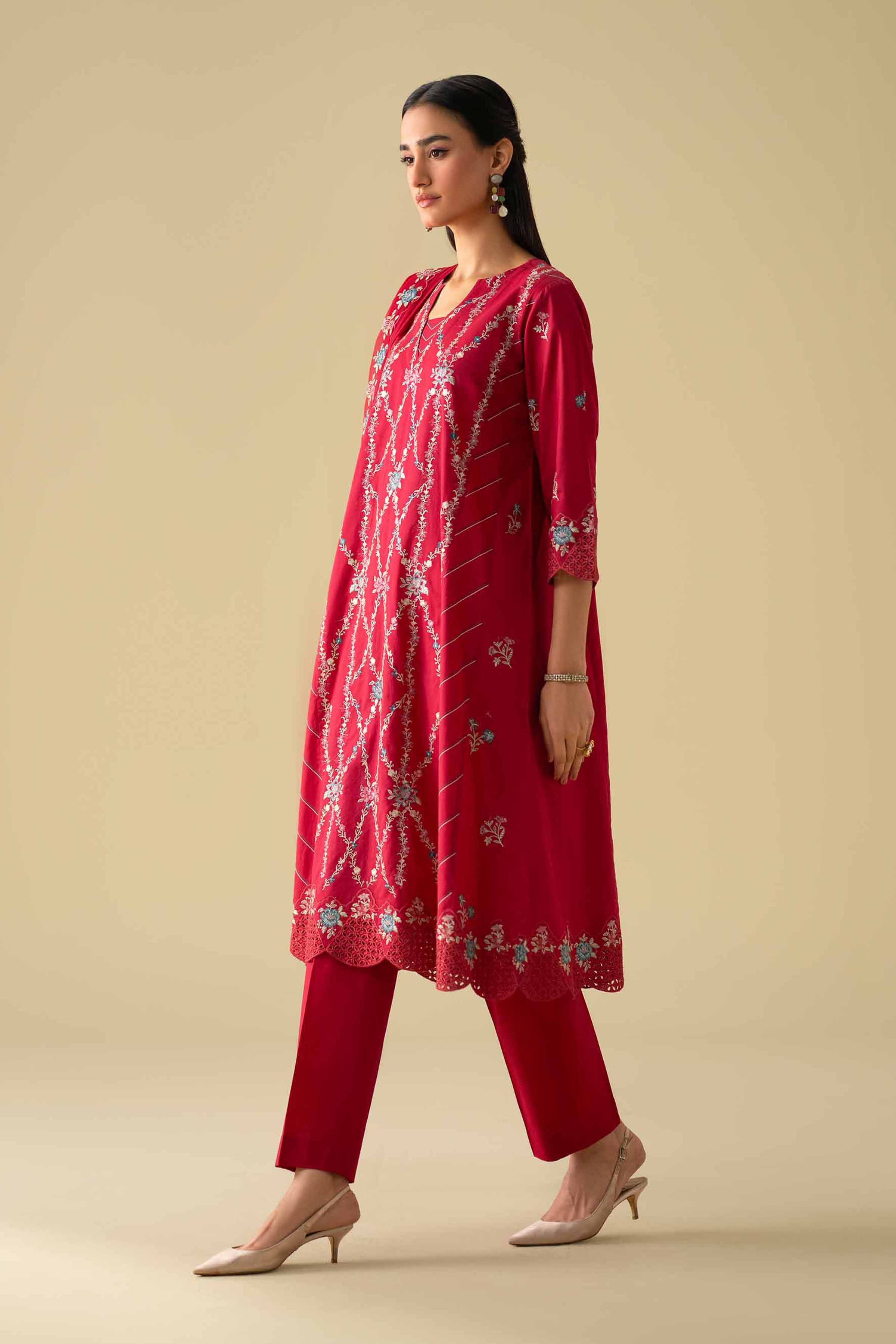 3 Piece - Embroidered Suit - KFE26-100