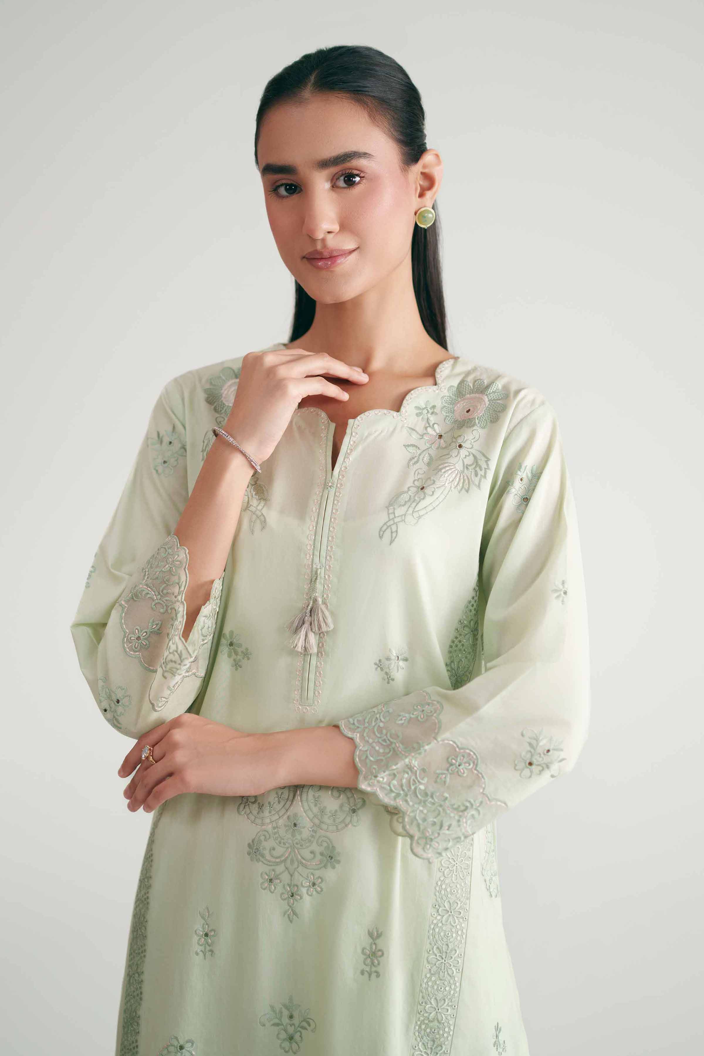 2 Piece - Embroidered Suit - KFE26-176