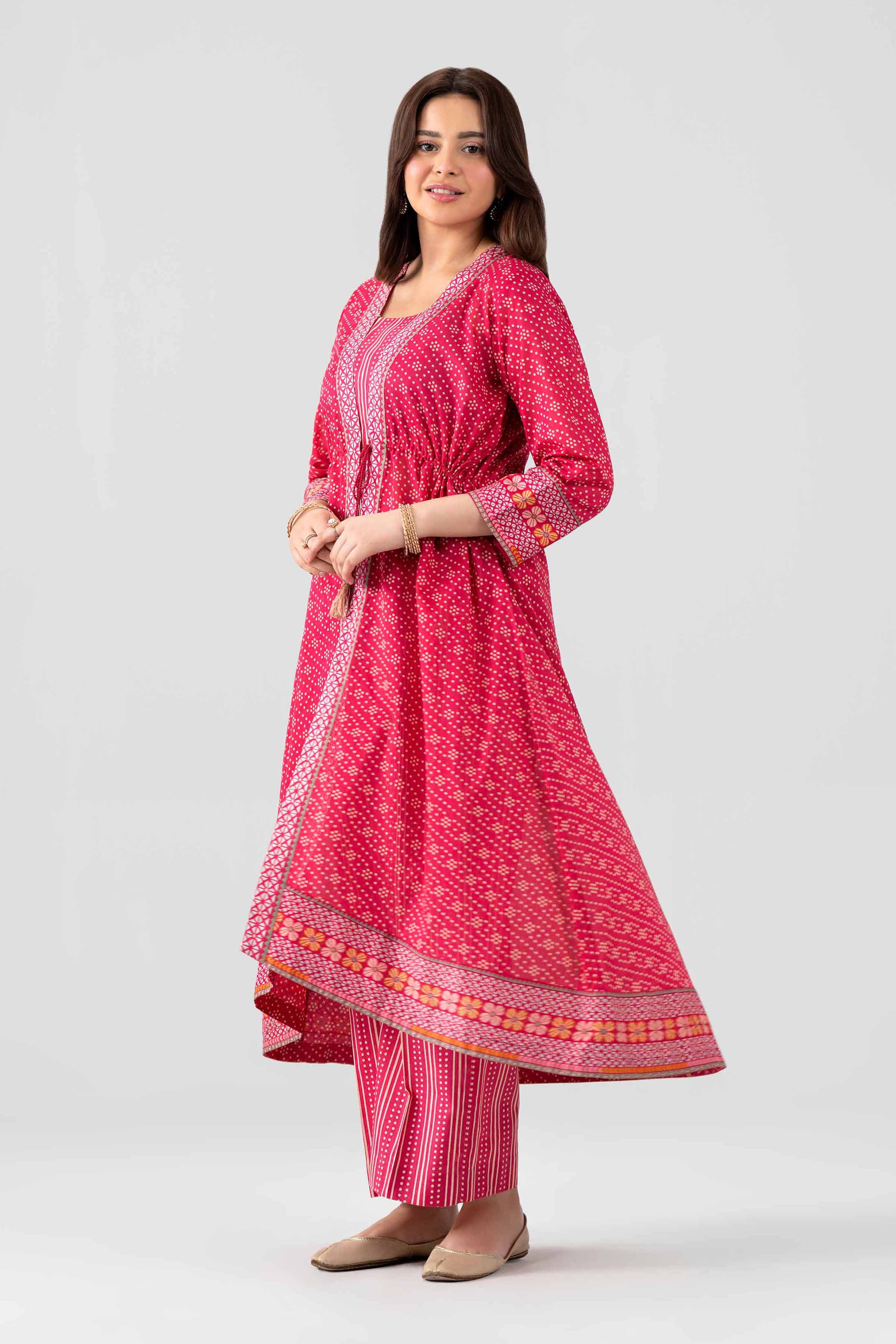 Nishat UK - Pink Embroidered Lawn 2 Pieces ready to wear luxury Dress