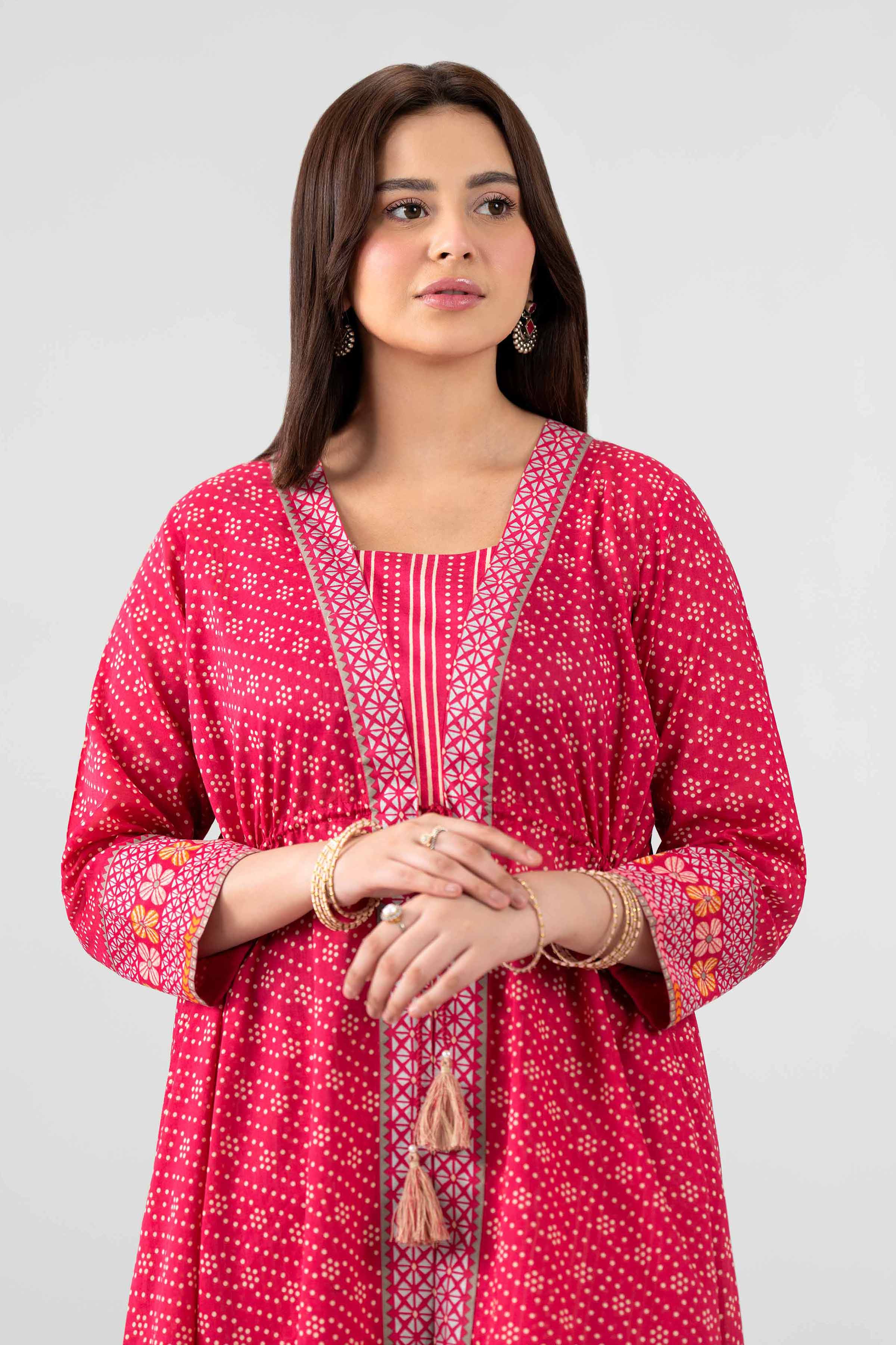 Nishat UK - Pink Embroidered Lawn 2 Pieces ready to wear luxury Dress