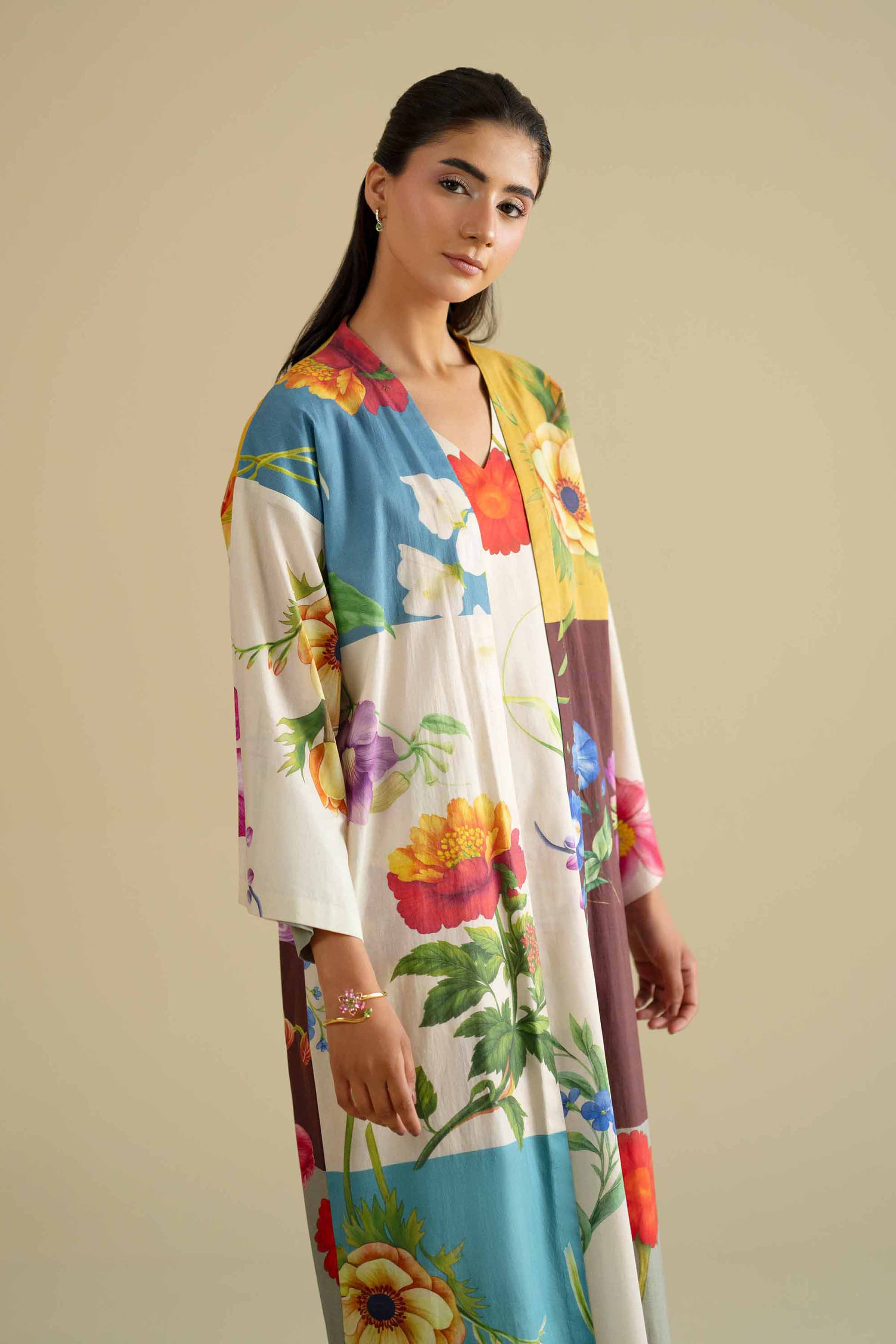 NishatUK - Multi Printed Cambric 3-piece ready to wear Suit