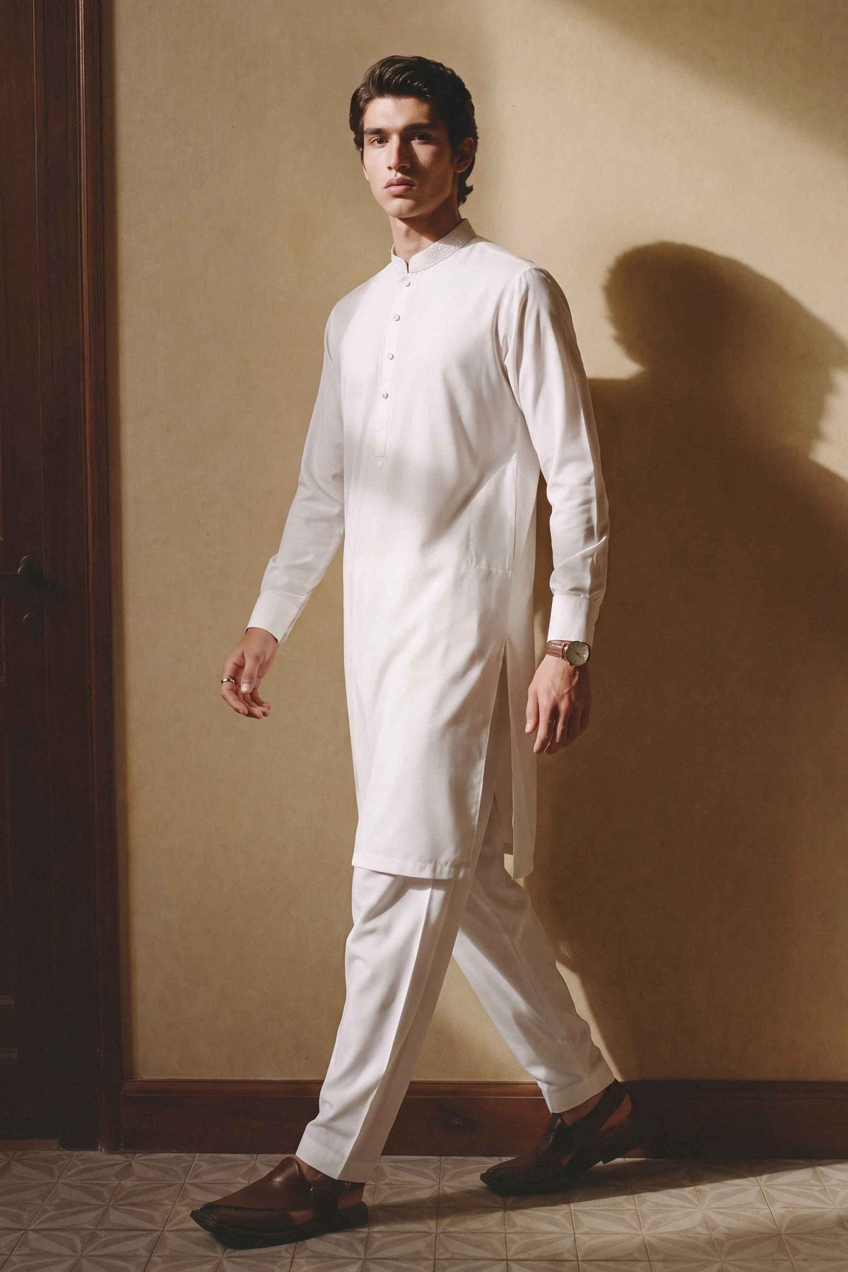 Nishat UK - White Embroidered Boski 2 Pieces ready to wear