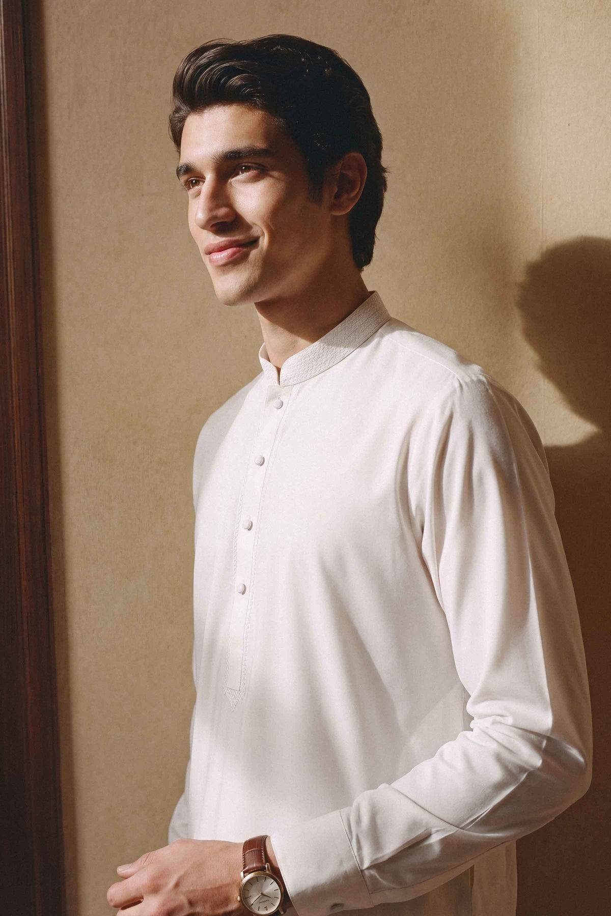 Nishat UK - White Embroidered Boski 2 Pieces ready to wear