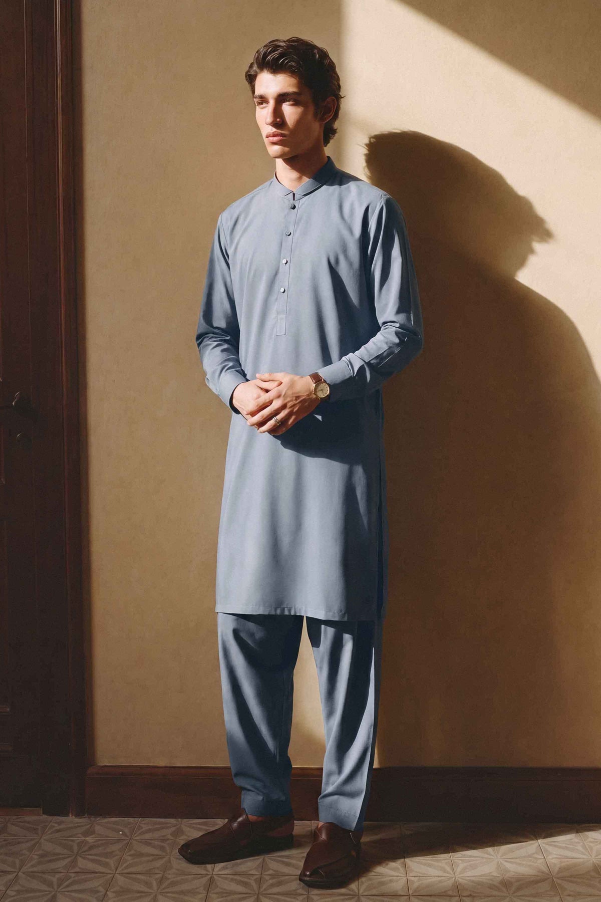 Nishat UK - Grey Solids Boski 2 Pieces ready to wear