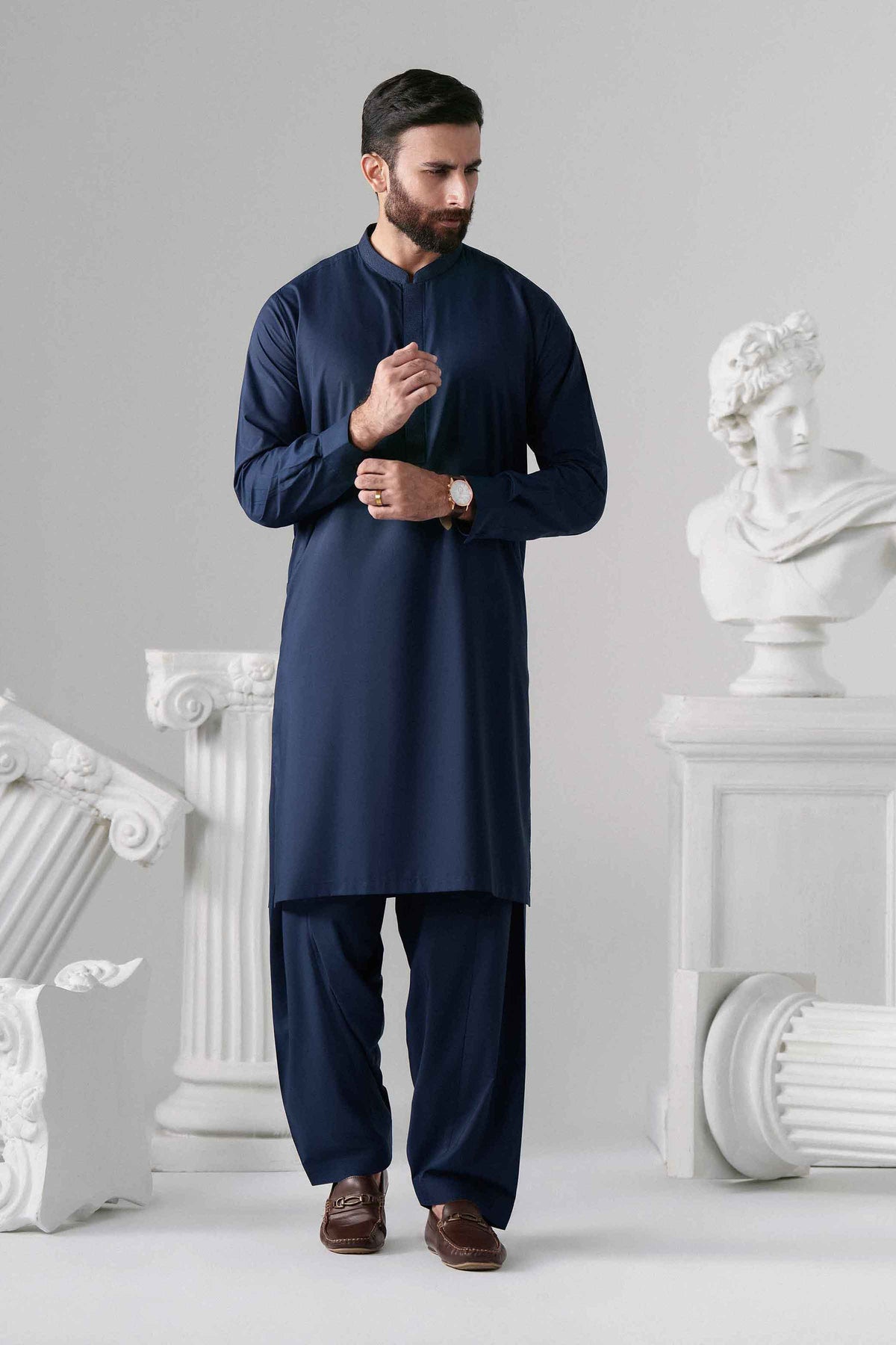 Nishat UK - Blue Embroidered Boski 2 Pieces ready to wear