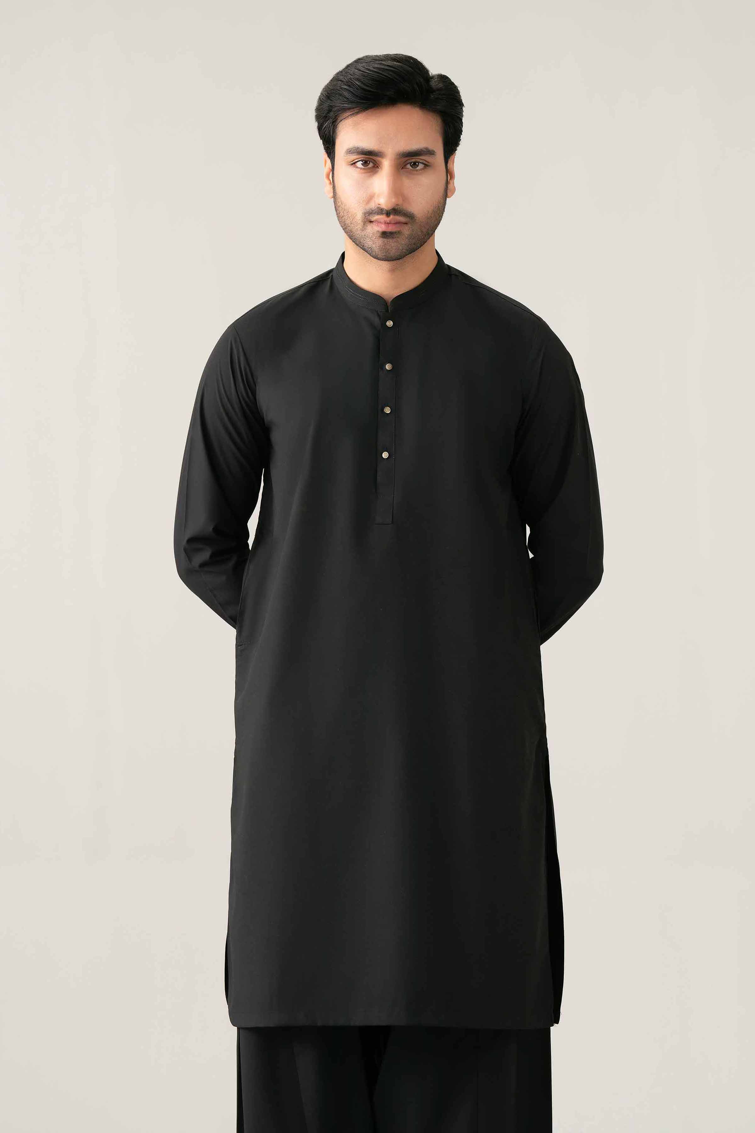Nishat UK - Black Solids PV 2-piece ready to wear Dress