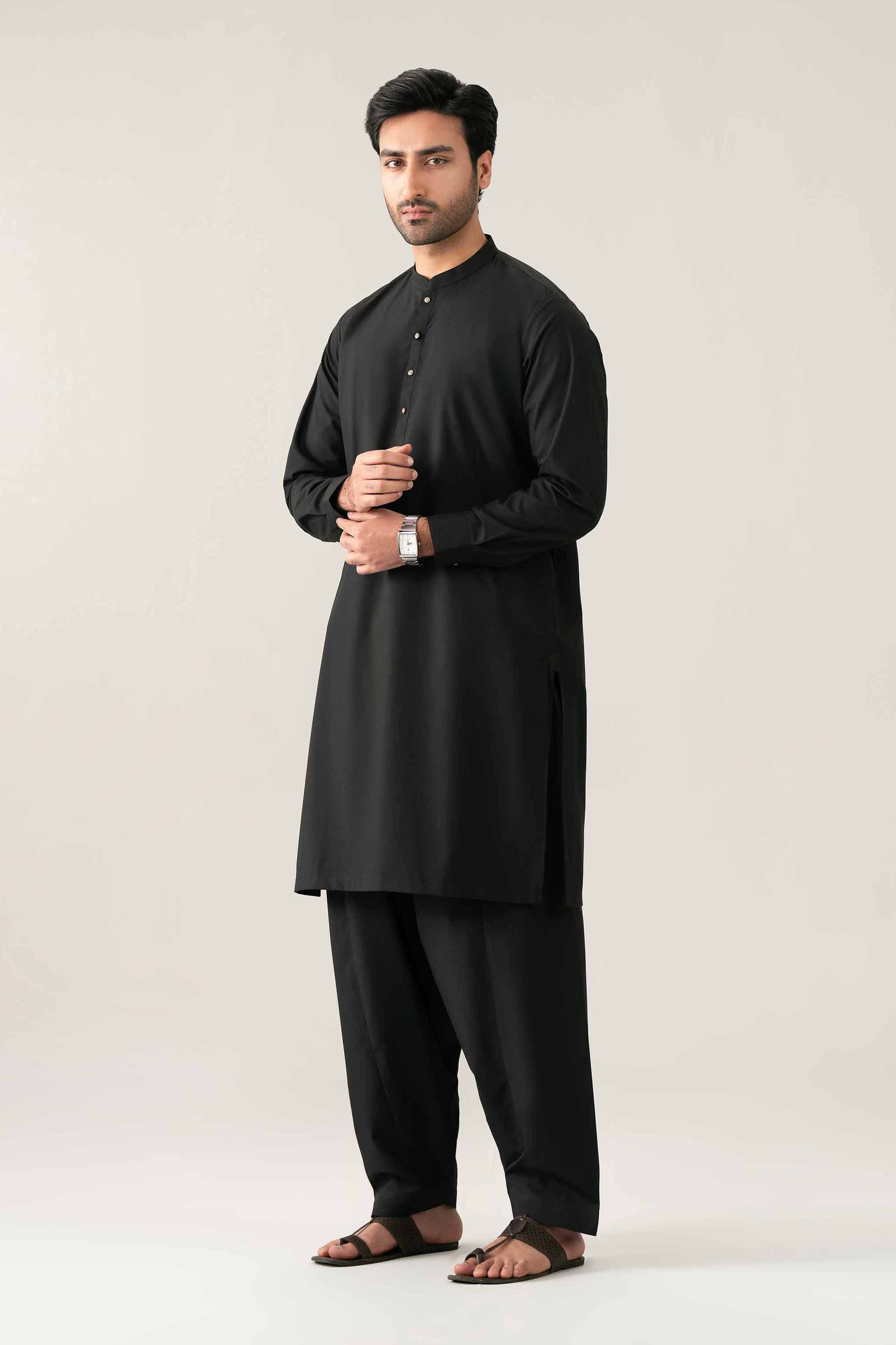 Nishat UK - Black Solids PV 2-piece ready to wear Dress