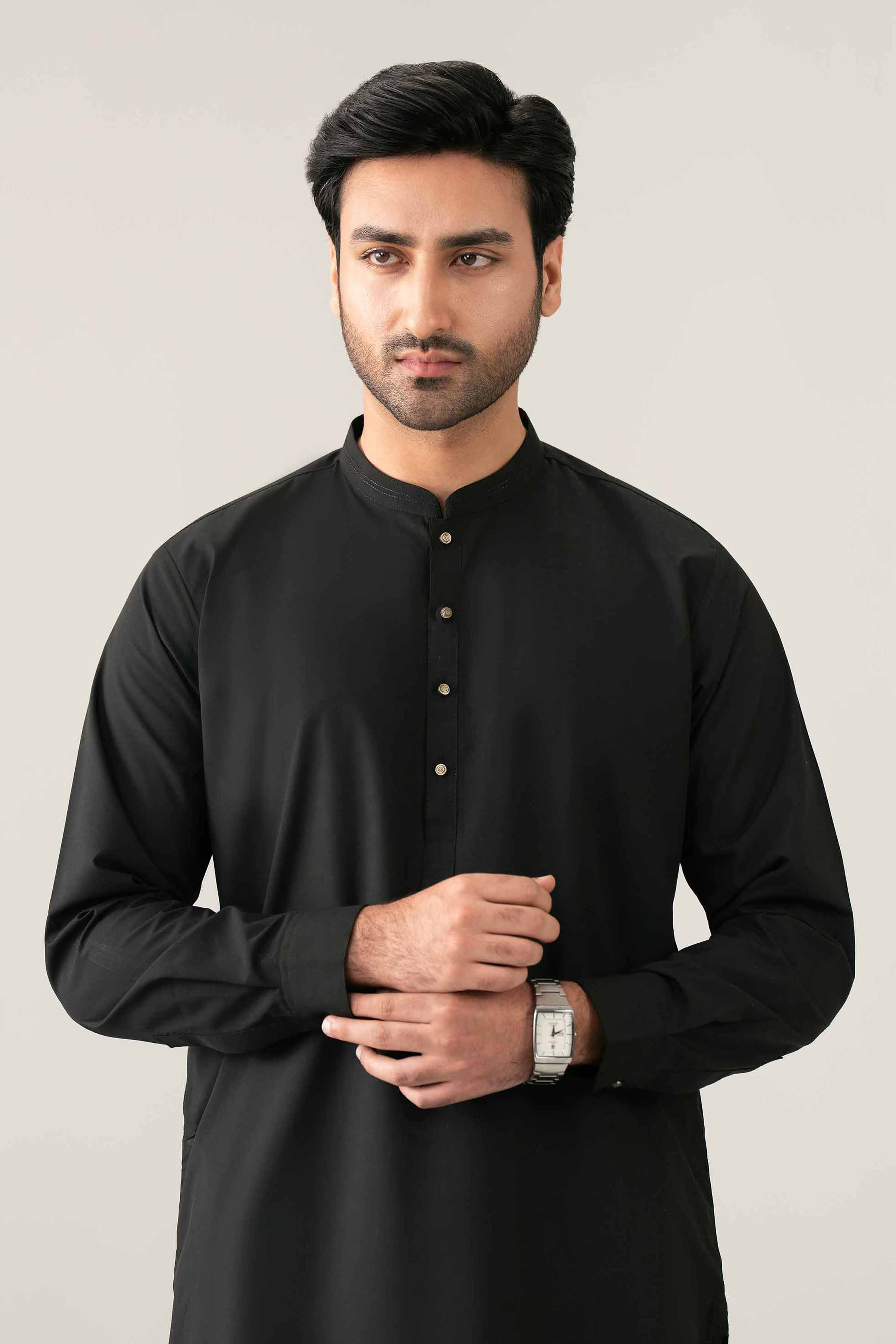Nishat UK - Black Solids PV 2-piece ready to wear Dress