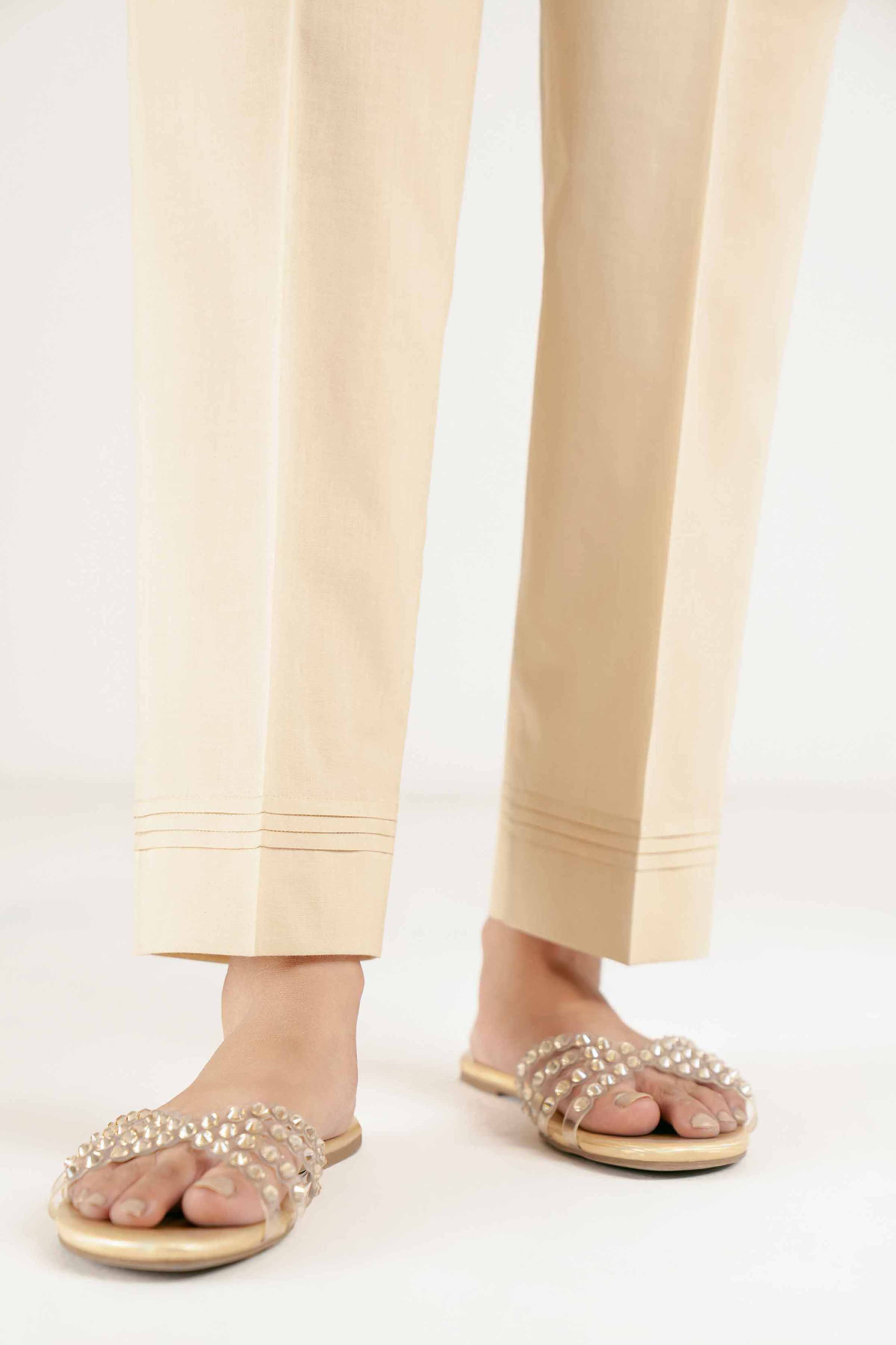 NishatUK - Brown Solids Cambric 1-piece ready to wear Trouser