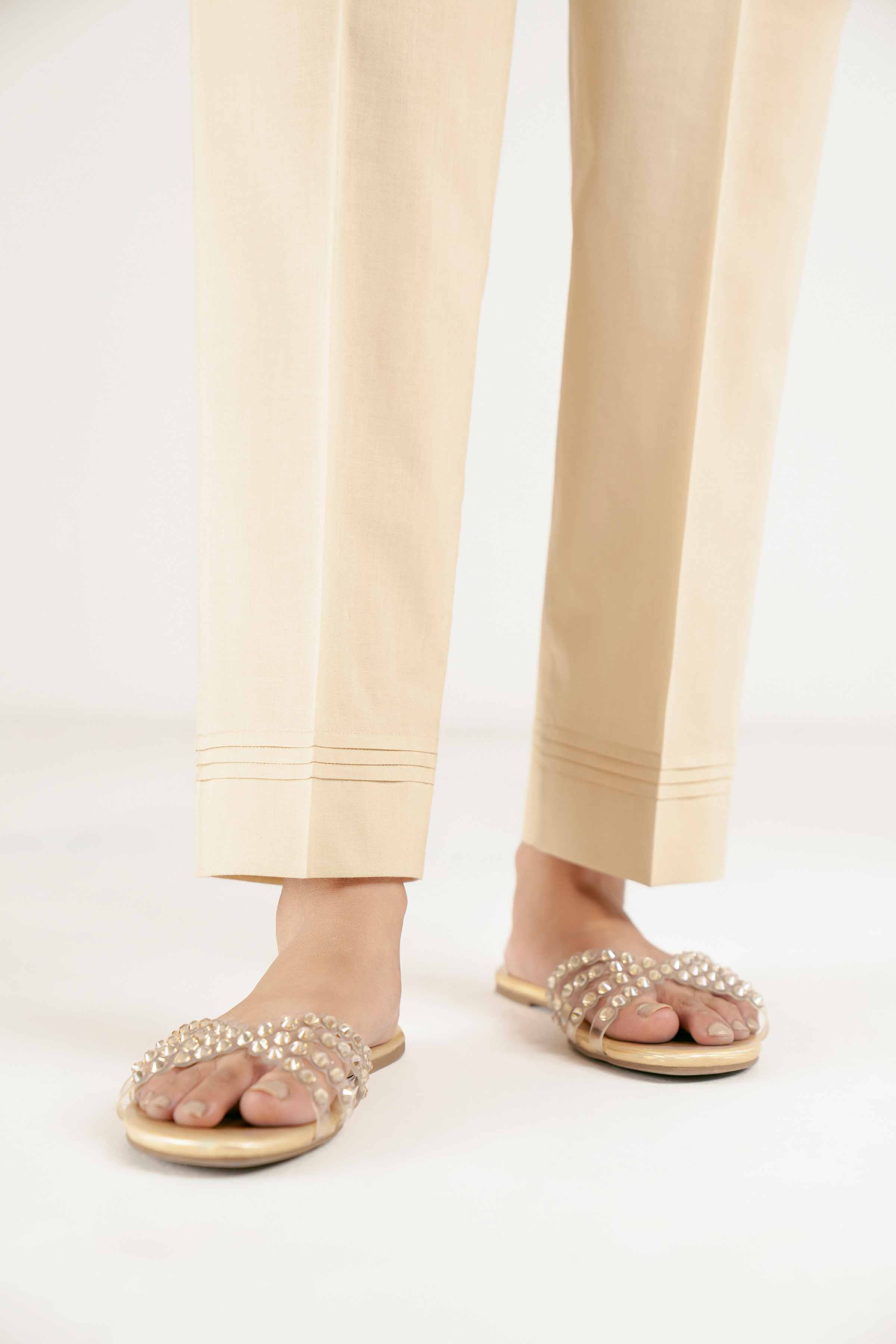 NishatUK - Brown Solids Cambric 1-piece ready to wear Trouser