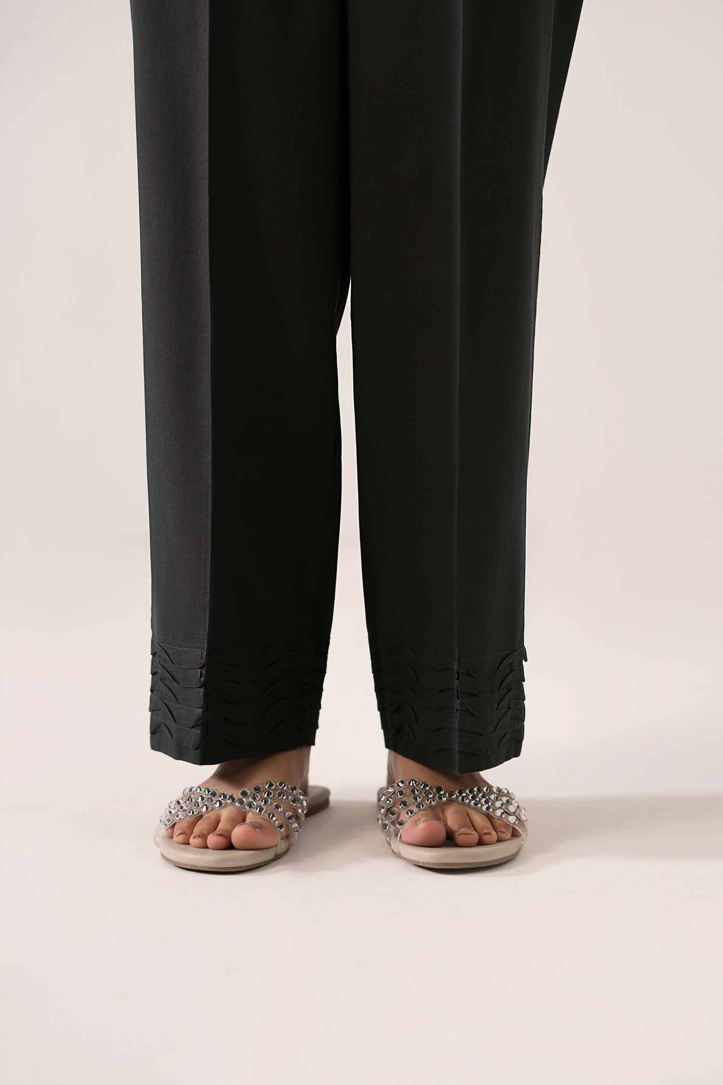 NishatUK - Brown Solids Cambric 1-piece ready to wear Trouser
