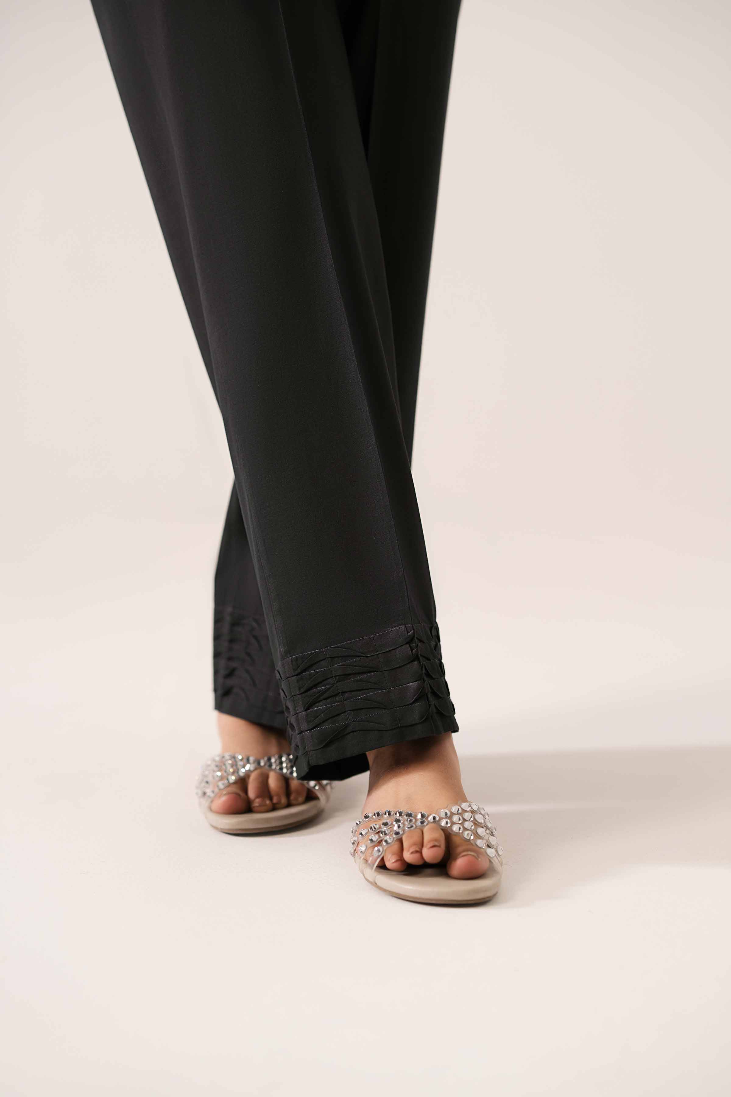 NishatUK - Brown Solids Cambric 1-piece ready to wear Trouser
