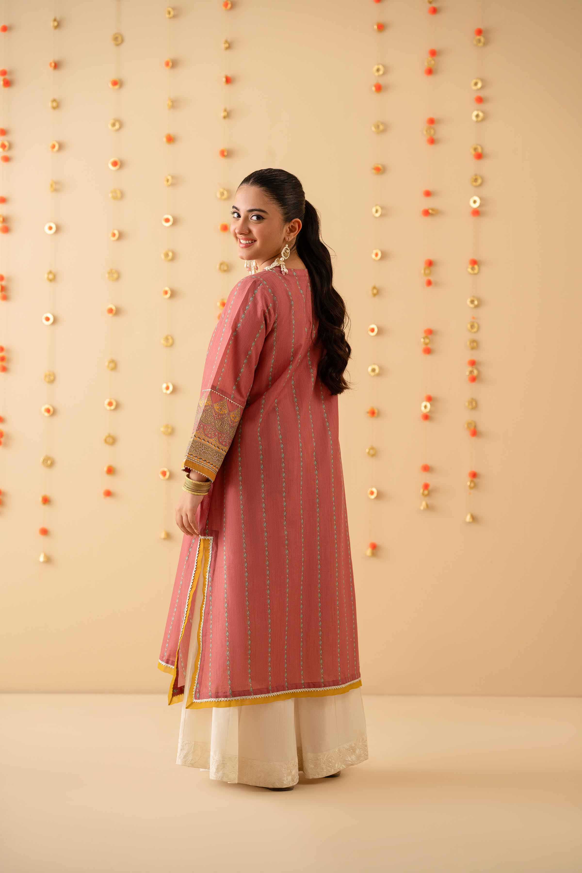 NishatUK - Pink Printed Lawn 1-piece ready to wear Shirt