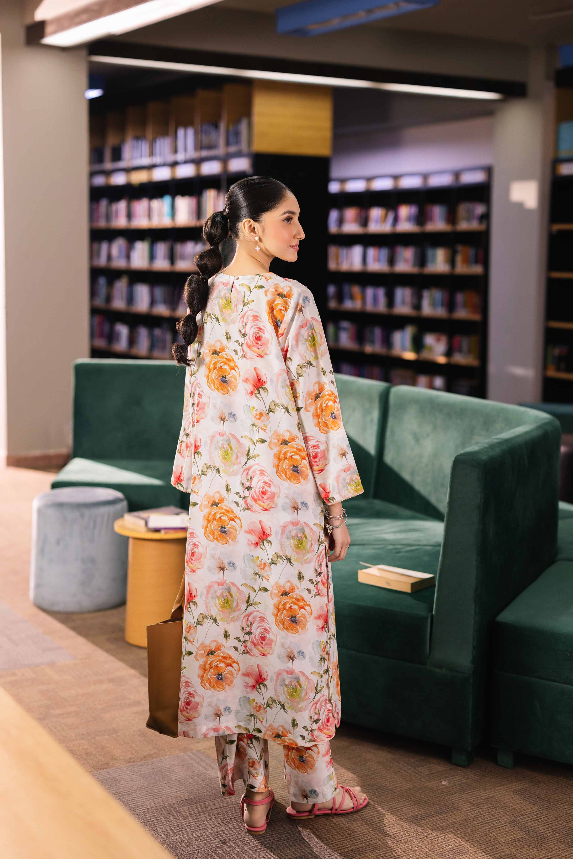 NishatUK - Multi Embroidered Lawn 2-piece ready to wear Dress
