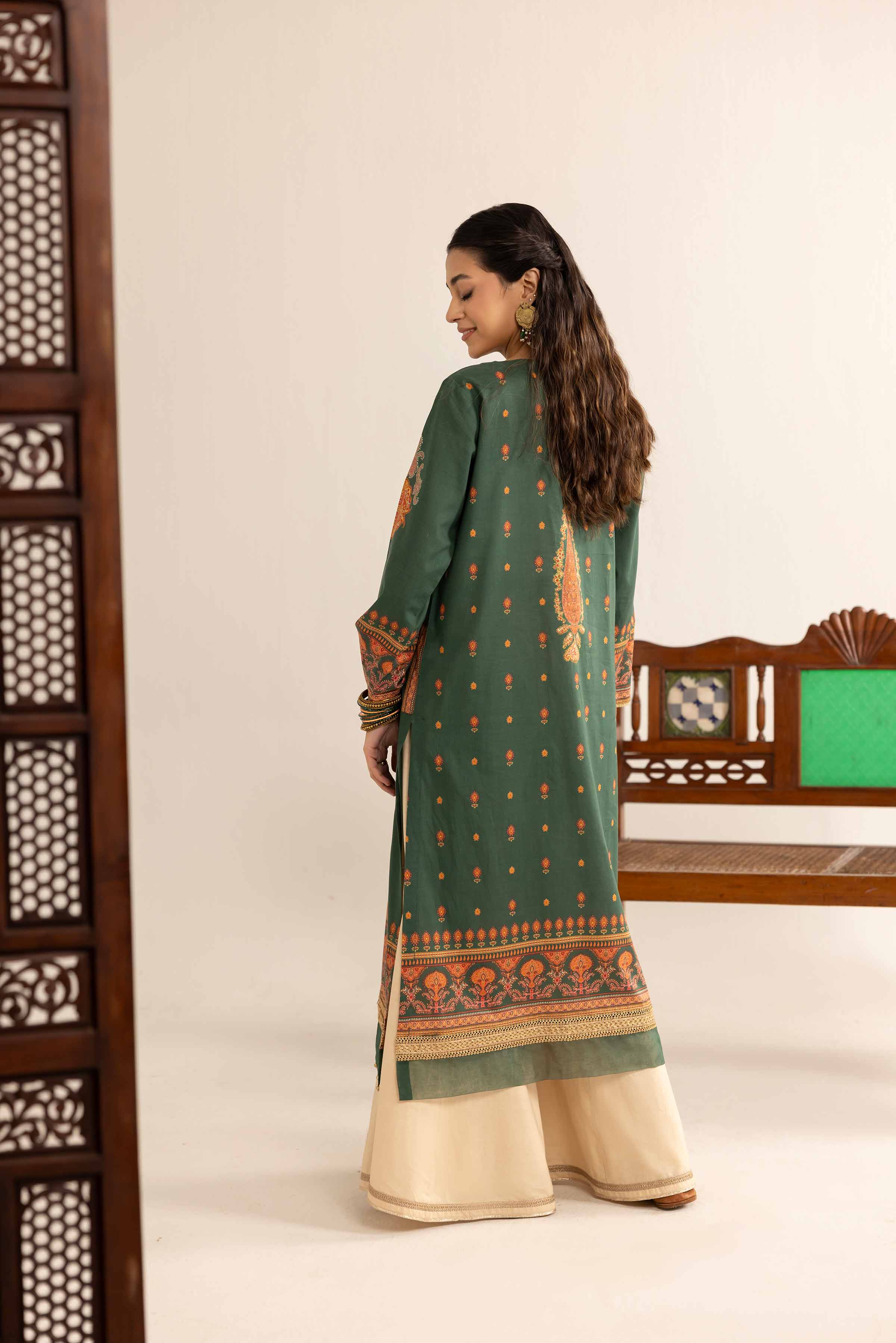 NishatUK - Pink Printed Lawn 1-piece ready to wear Shirt